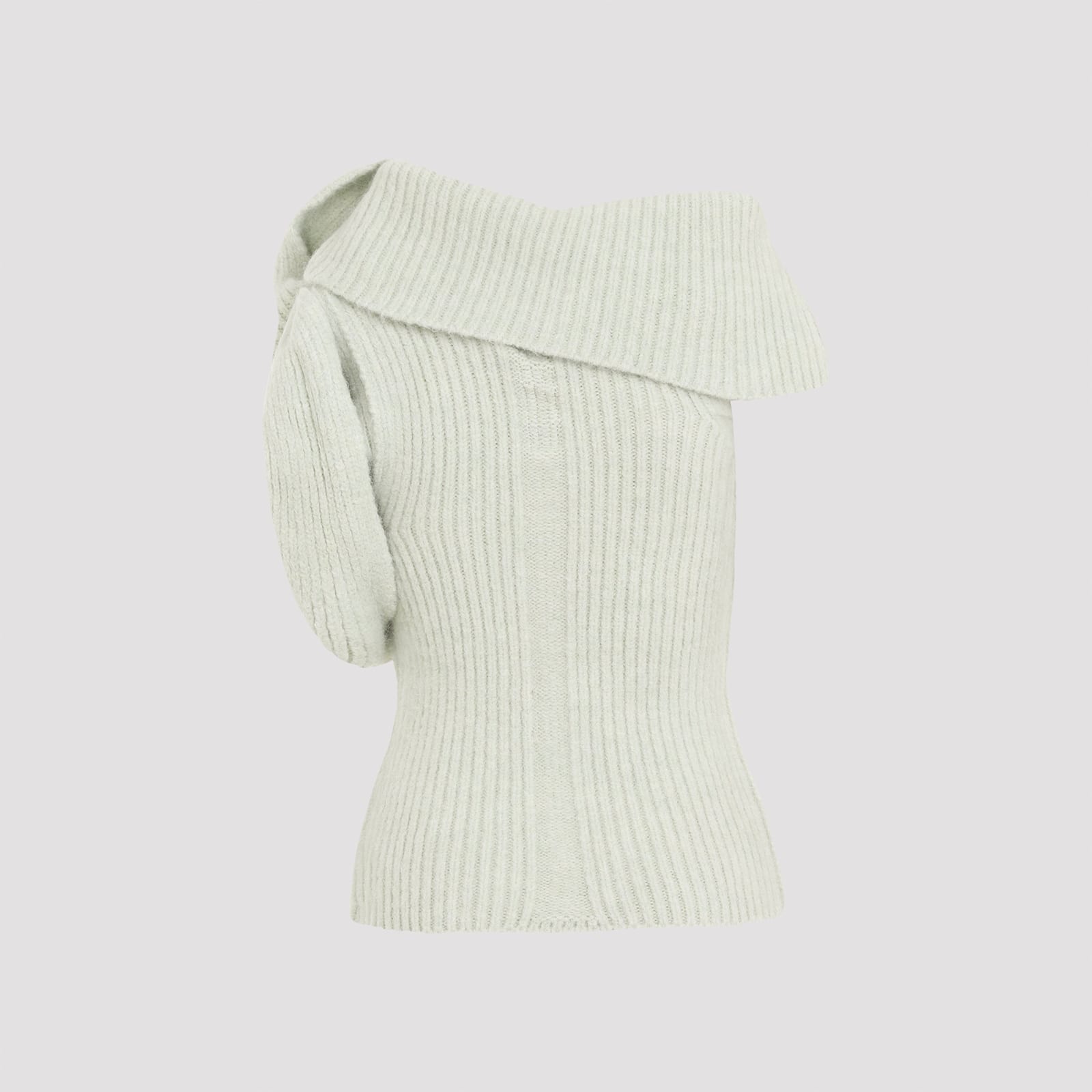 Shop Rick Owens Banded T Top In Pale Green