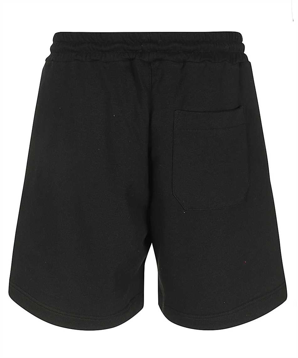 Msgm Cotton Bermuda Shorts In Black