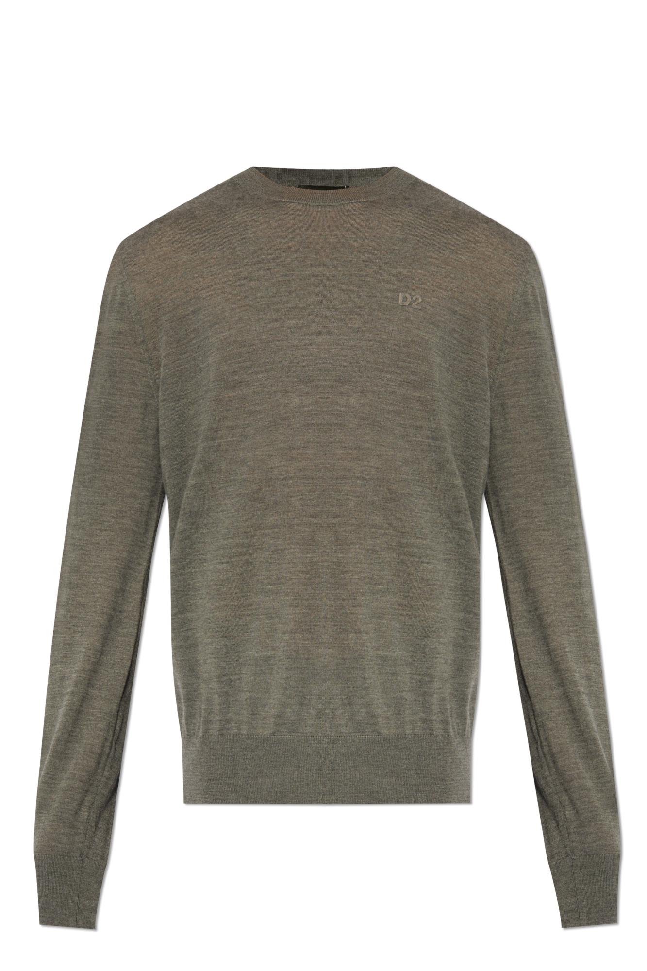 Dsquared2 Wool Sweater In Grey