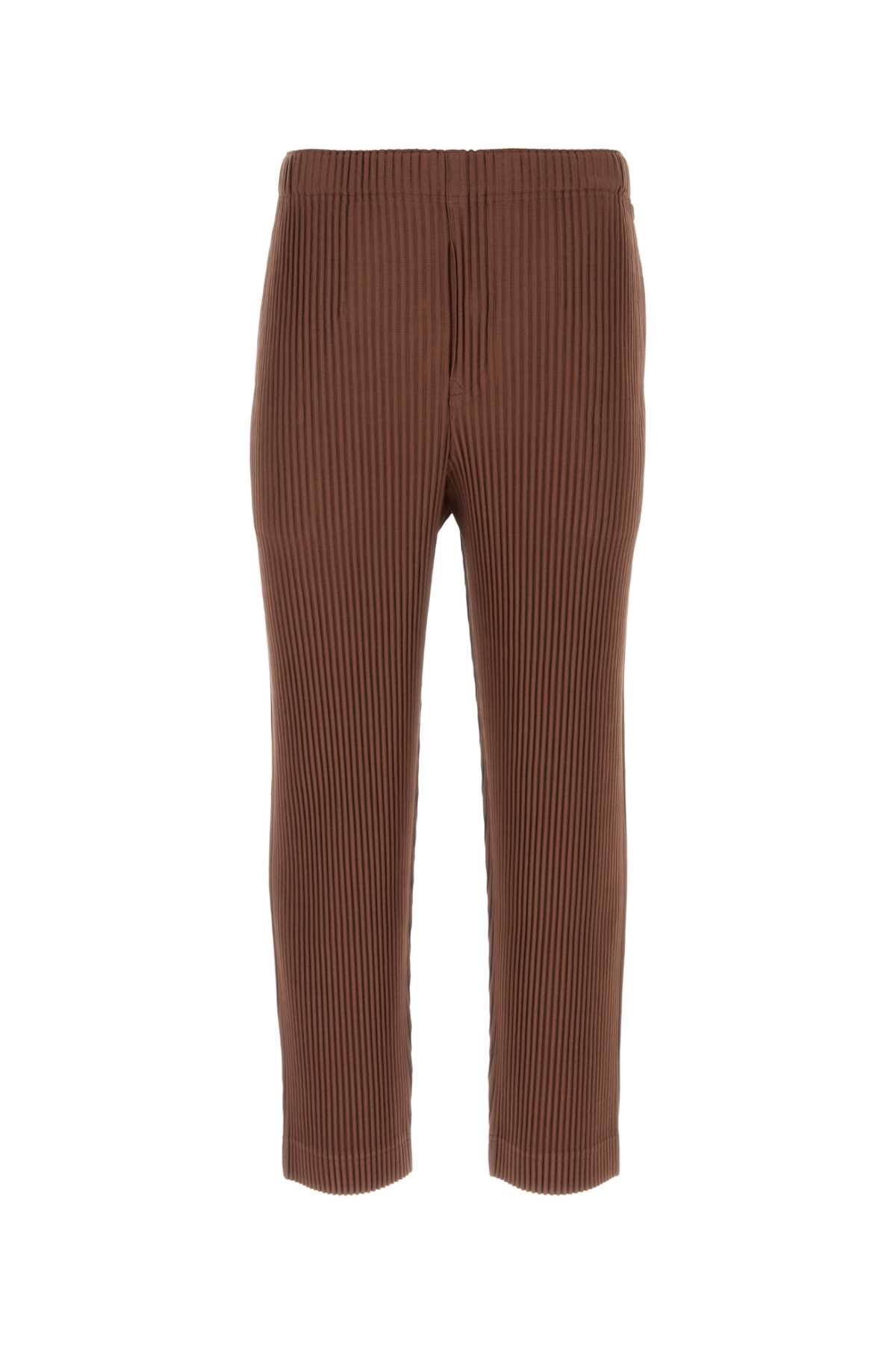 Homme Plissé Issey Miyake Brown Polyester Pant