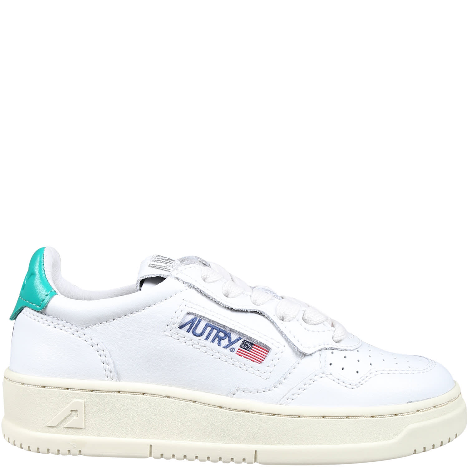Shop Autry Medalist Low-top Sneakers For Kids In Bianco