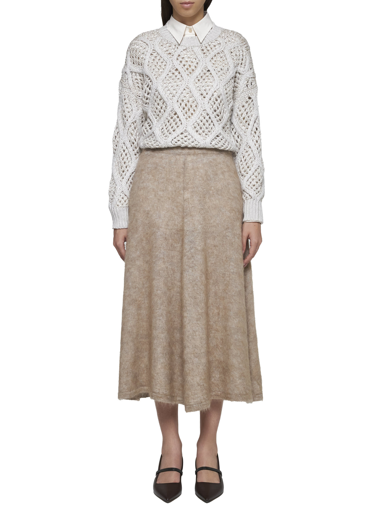 BRUNELLO CUCINELLI SKIRT 