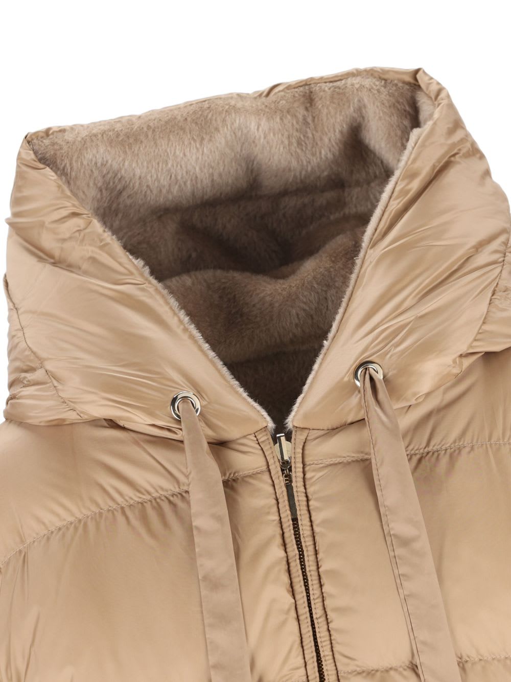 Max Mara The Cube Max Mara Reversible Padded Coat In Neutral