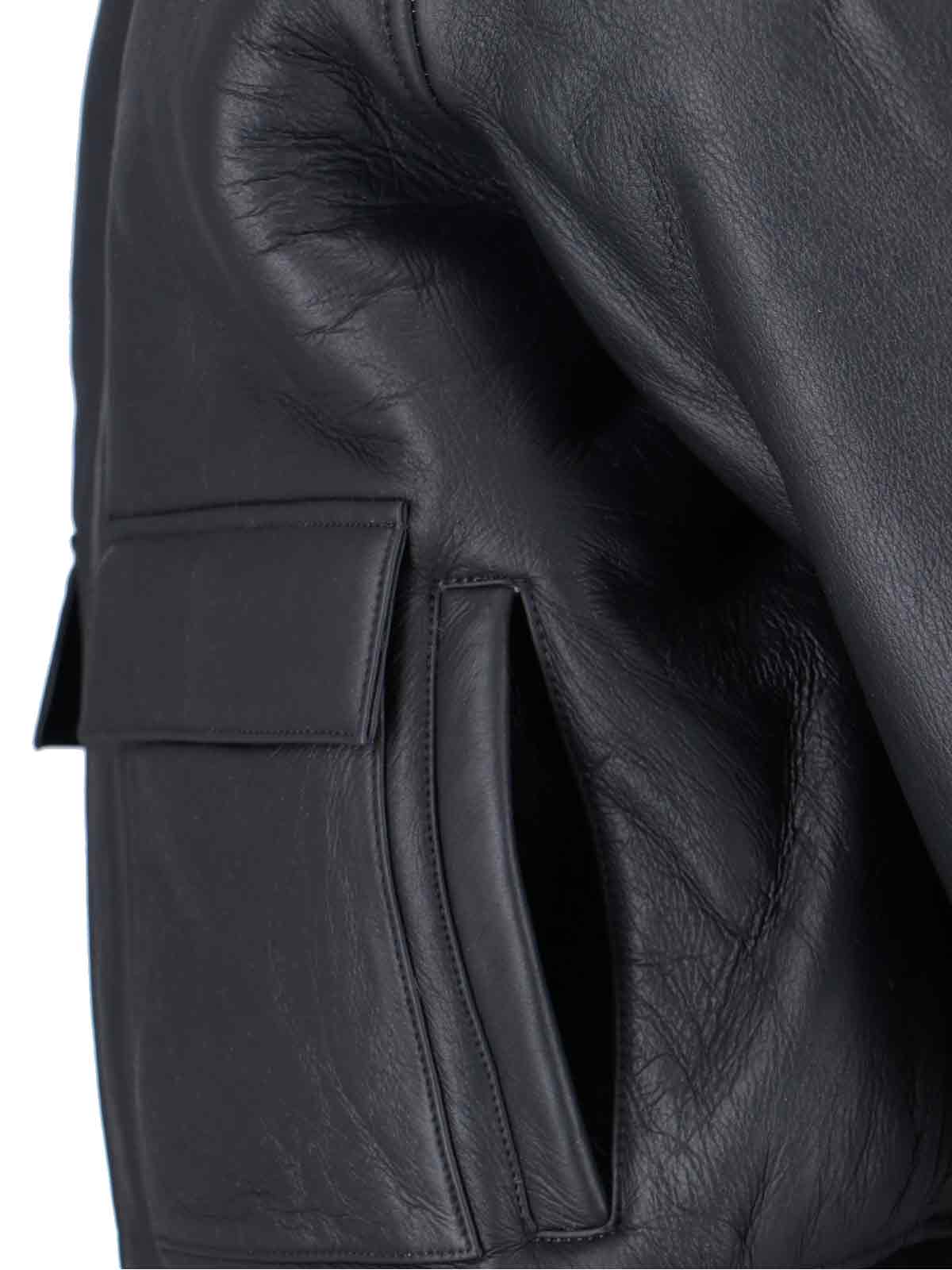 Calvin Klein Relaxed Fit Jacket Shearling Collar In Black