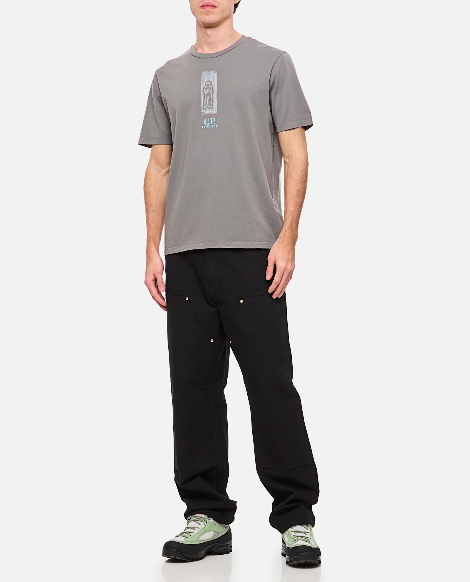 C.p. Company T-shirt C. P. Company Herren Farbe Grau In Gray