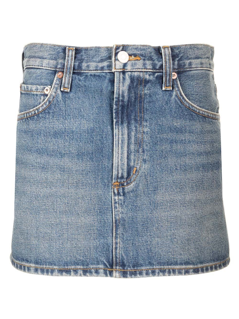 Denim Mini Skirt