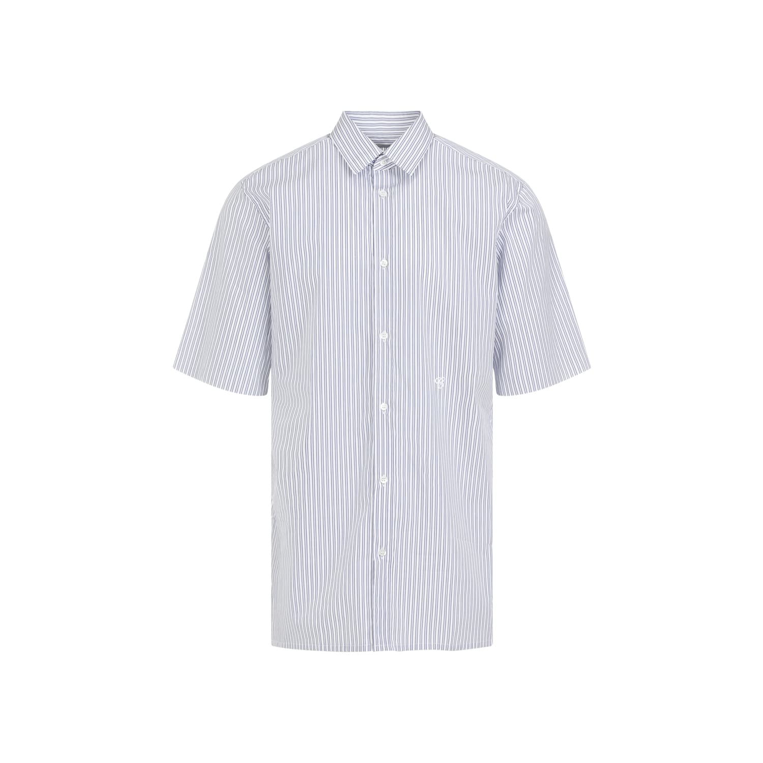 Shop Maison Margiela Ss Shirt In F White Blue