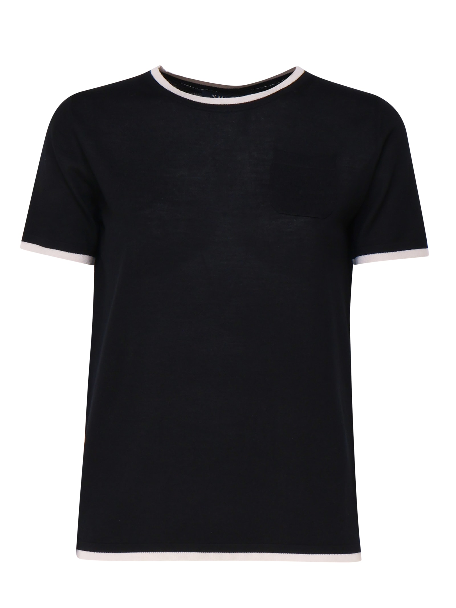 Shop 's Max Mara Egidio T-shirt In Virgin Wool In Black