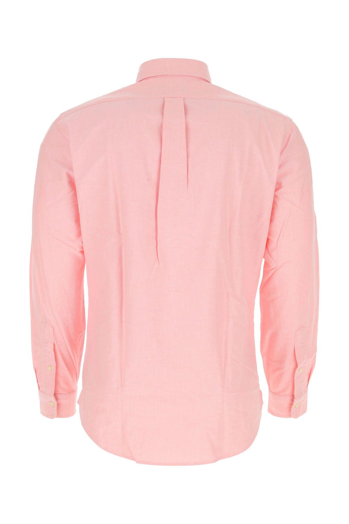Shop Polo Ralph Lauren Pastel Pink Oxford Shirt