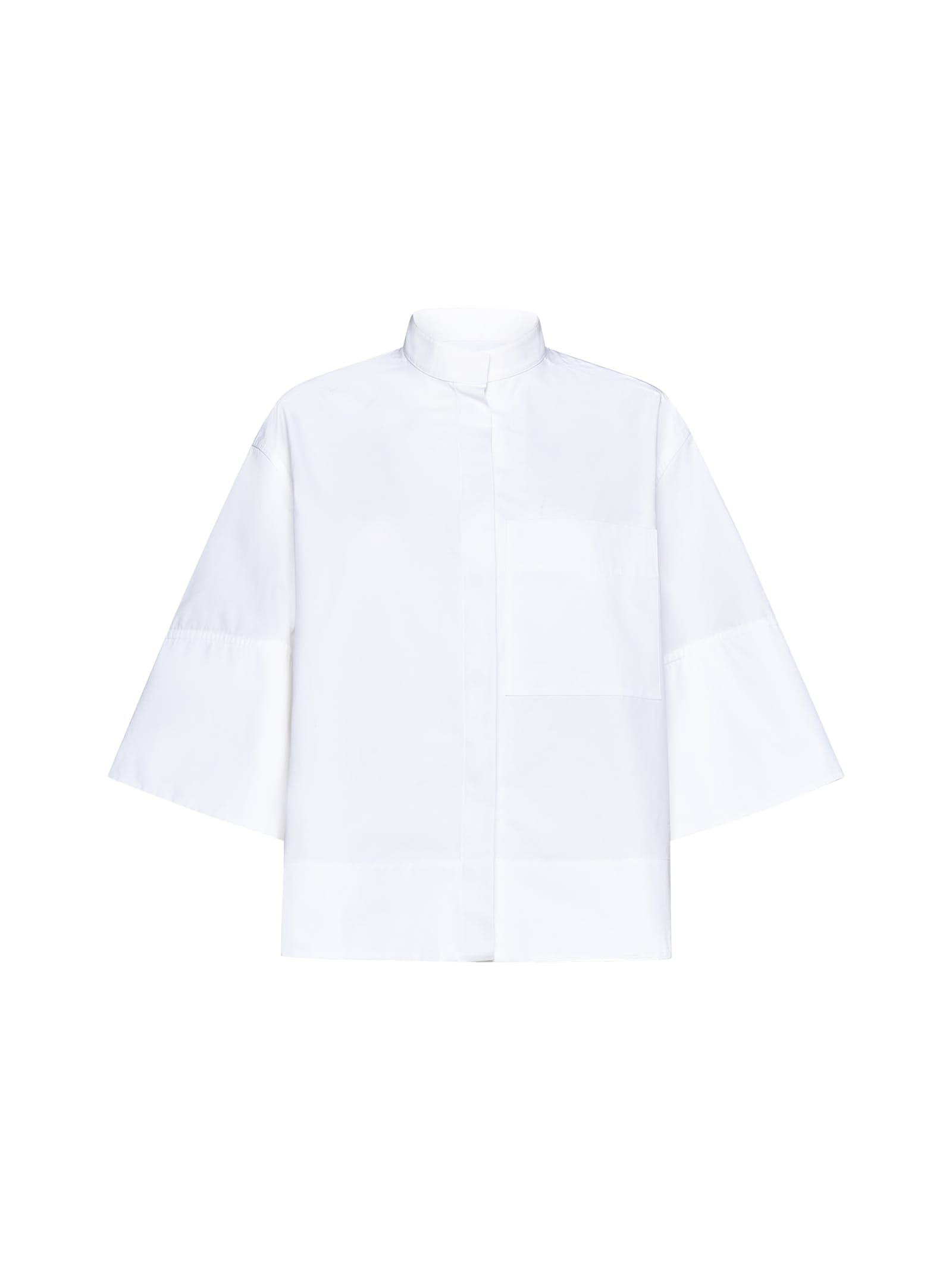 Shop Jil Sander Shirt In Bianco