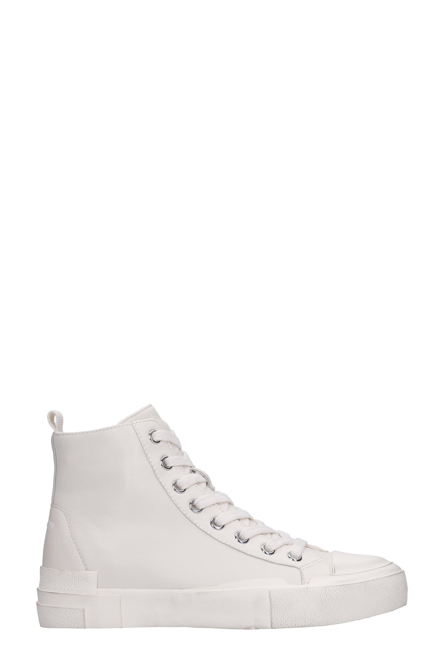 Ash Ghiblybis 03 Sneakers In White Leather