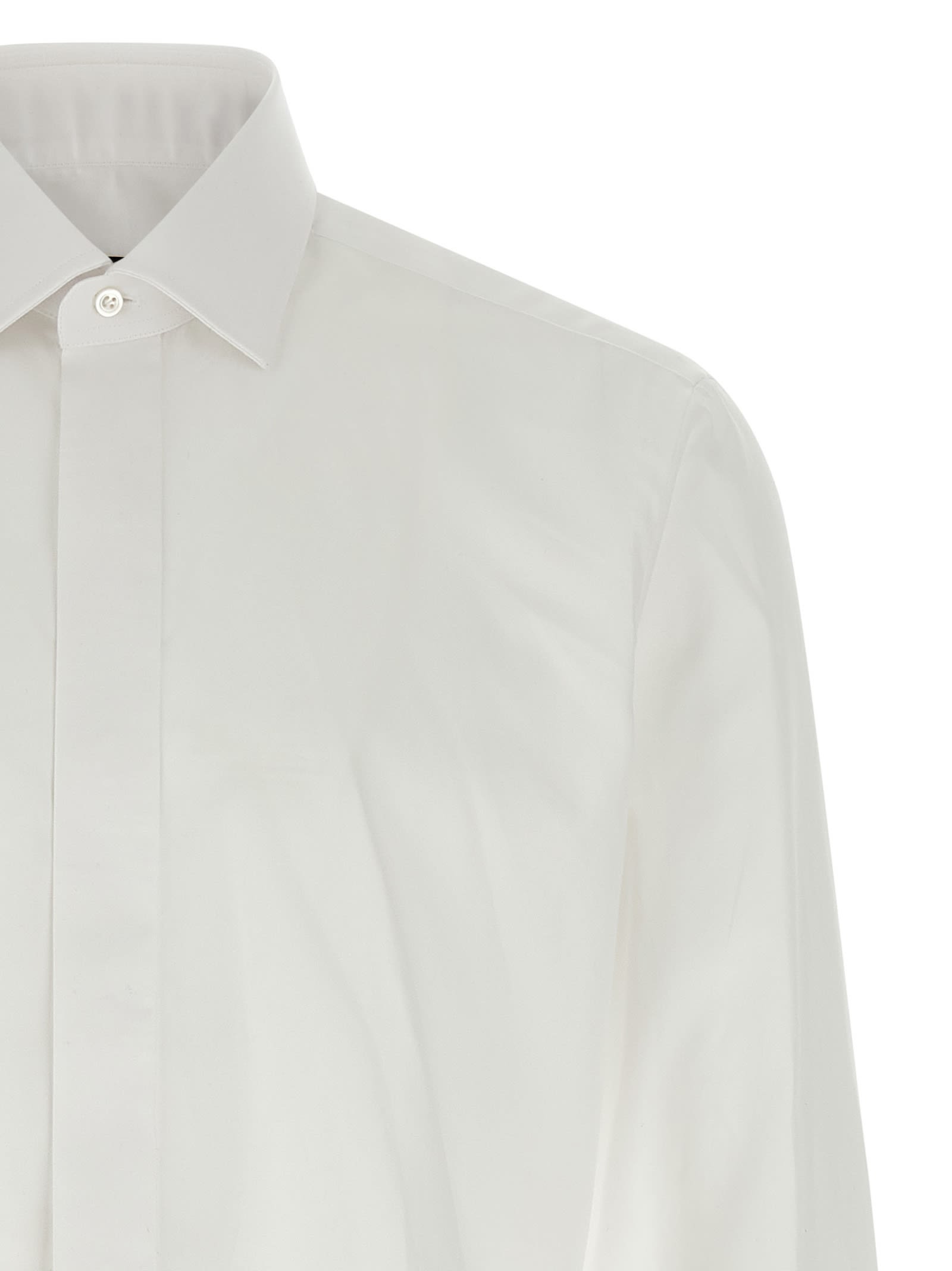 Barba Napoli Honeycomb-pattern Cotton Shirt In Multi