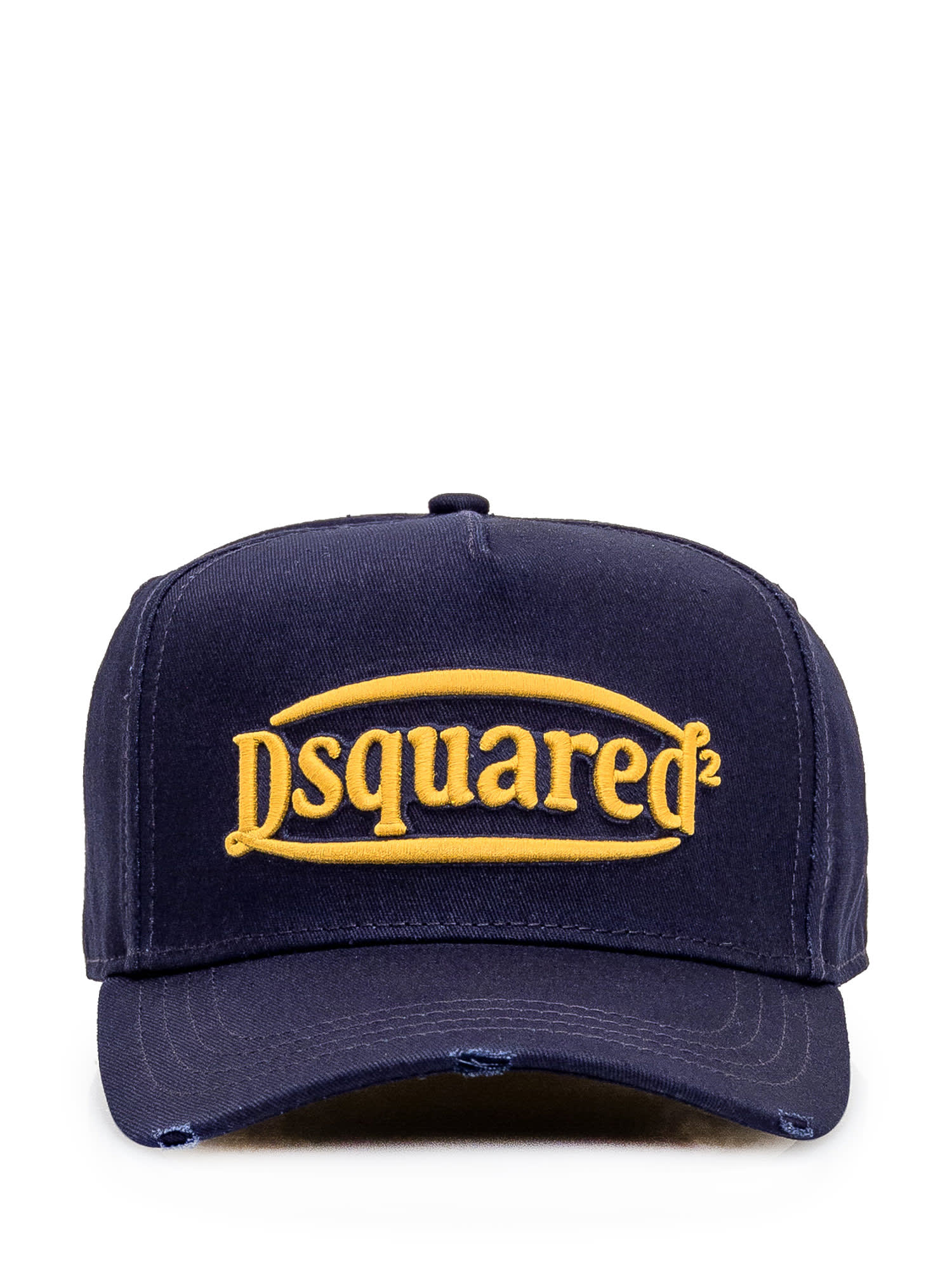 Dsquared2 Embroidered-logo Baseball Cap In Blue