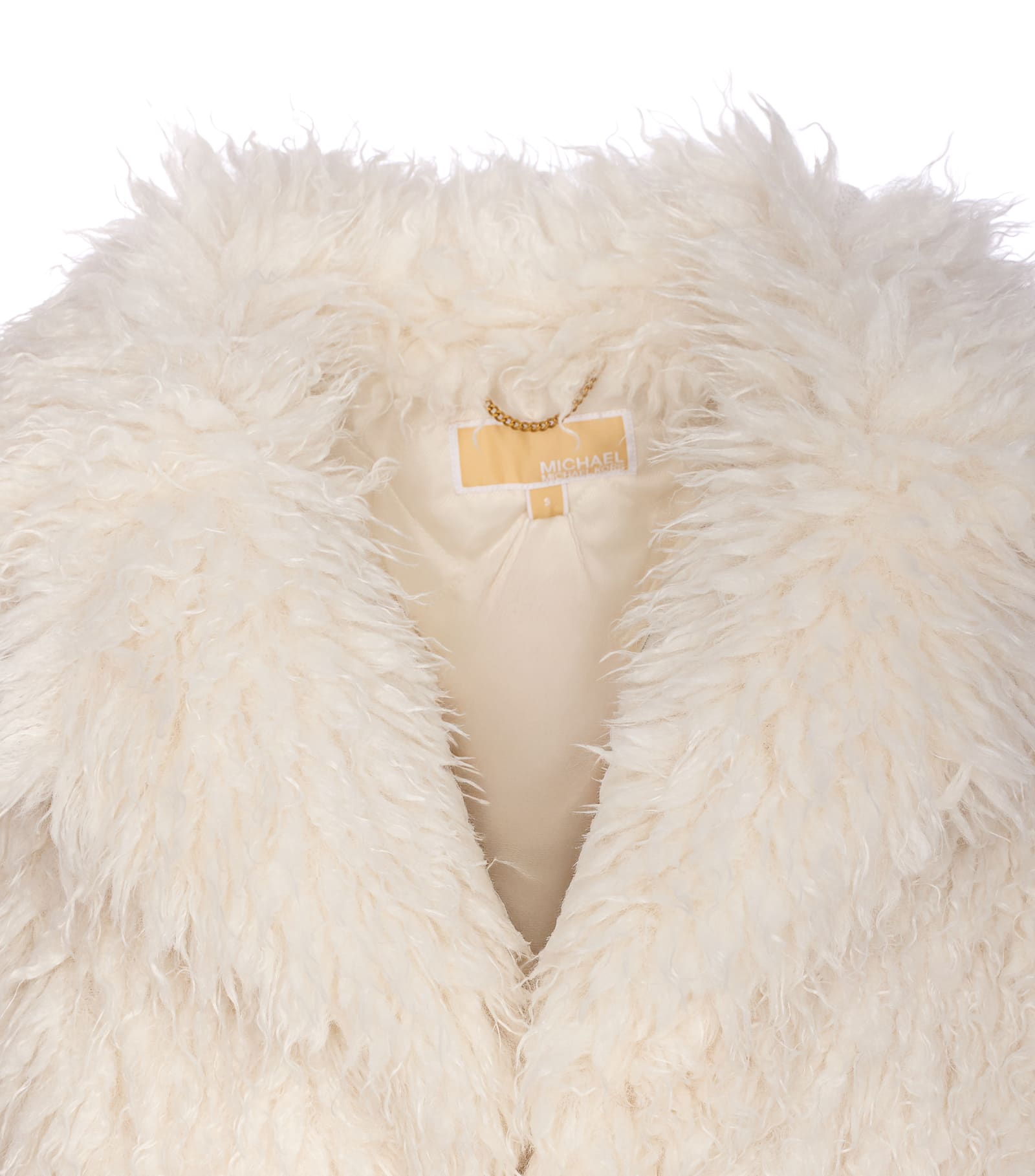 Michael Michael Kors Faux Fur Jacket In Neutral