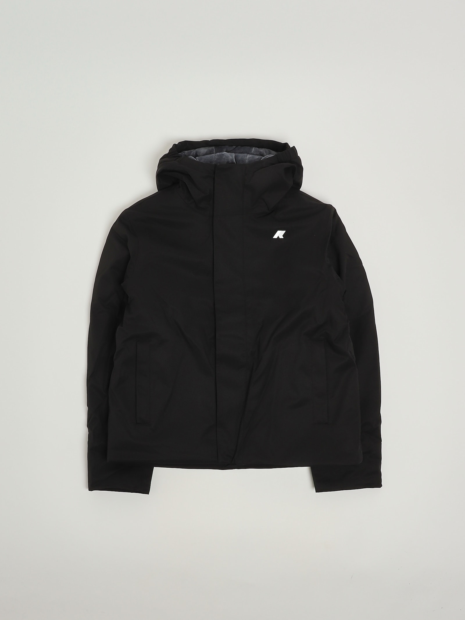 K-way Jacko Twill Marmotta Jacket In Black