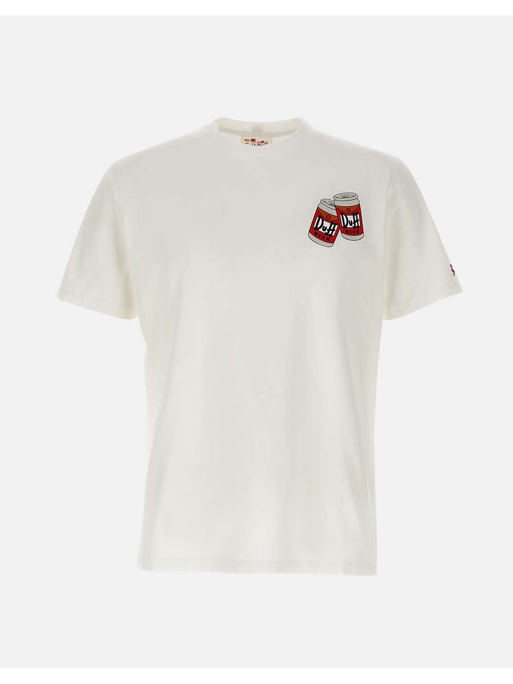 Shop Mc2 Saint Barth Duff Can Cotton T-shirt In White