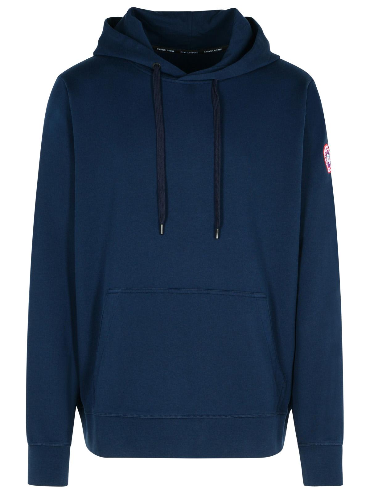 huron Navy Cotton Sweatshirt