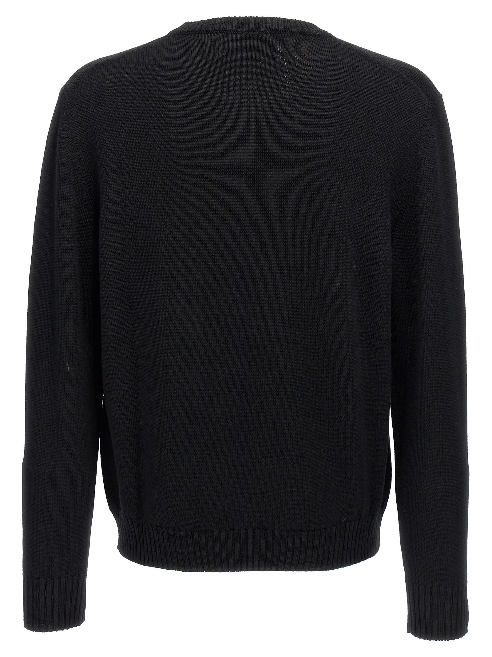 Ballantyne Merino Sweater Sweaters And Cardigans Black In Black