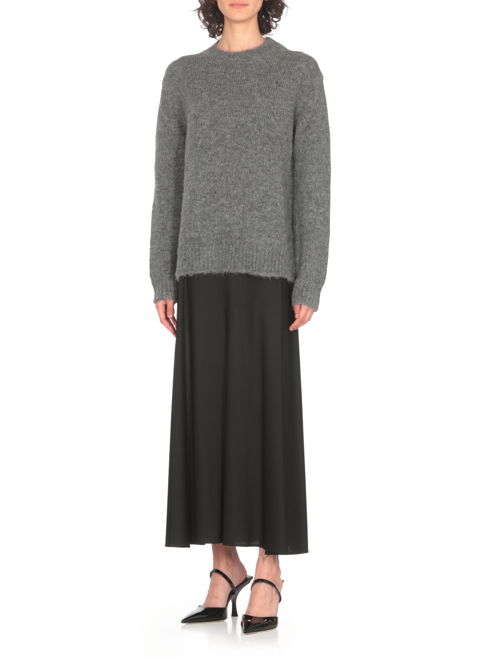 Shop Jil Sander Asphalt Sweater In Grey