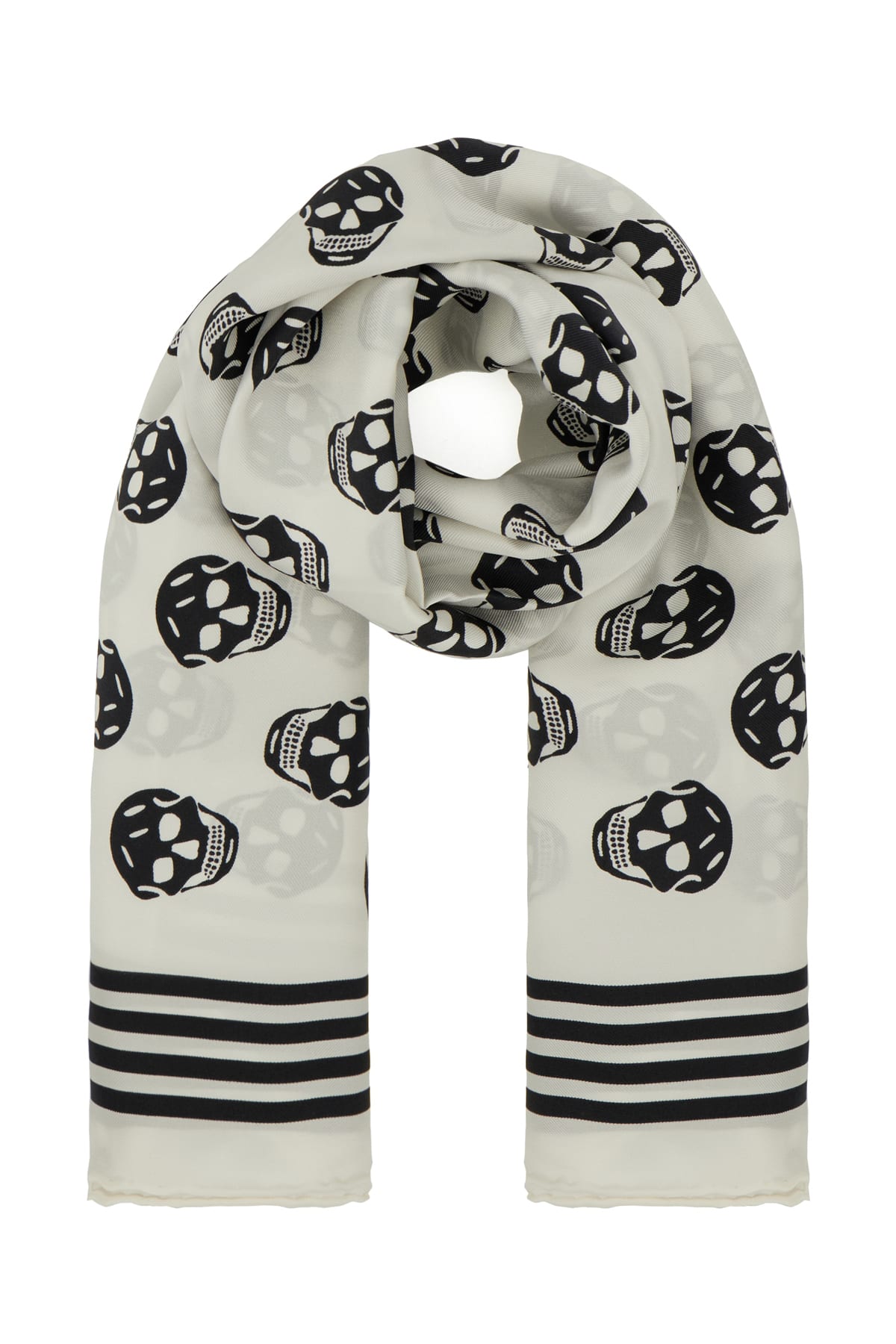 Printed Satin Foulard