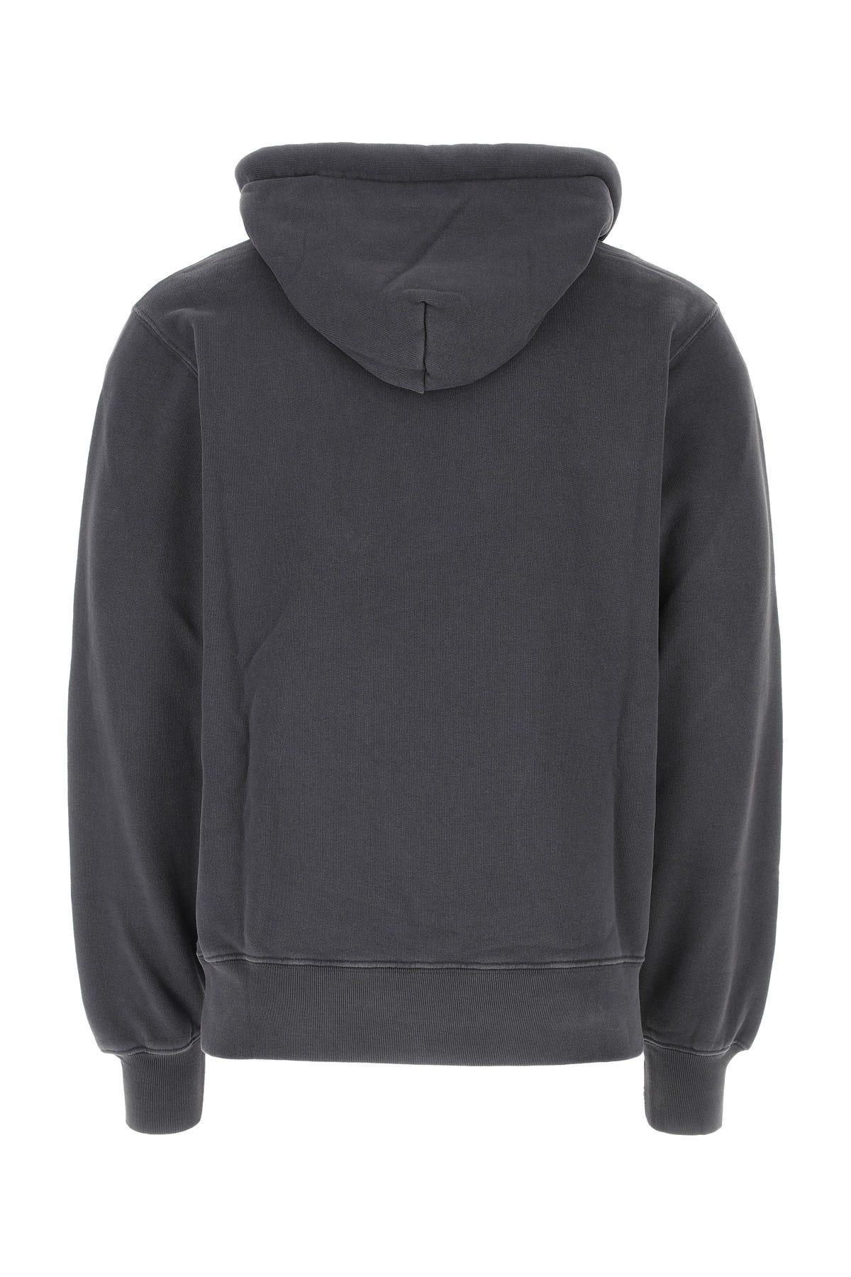 Shop Ambush Charcoal Cotton Sweatshirt In Grey