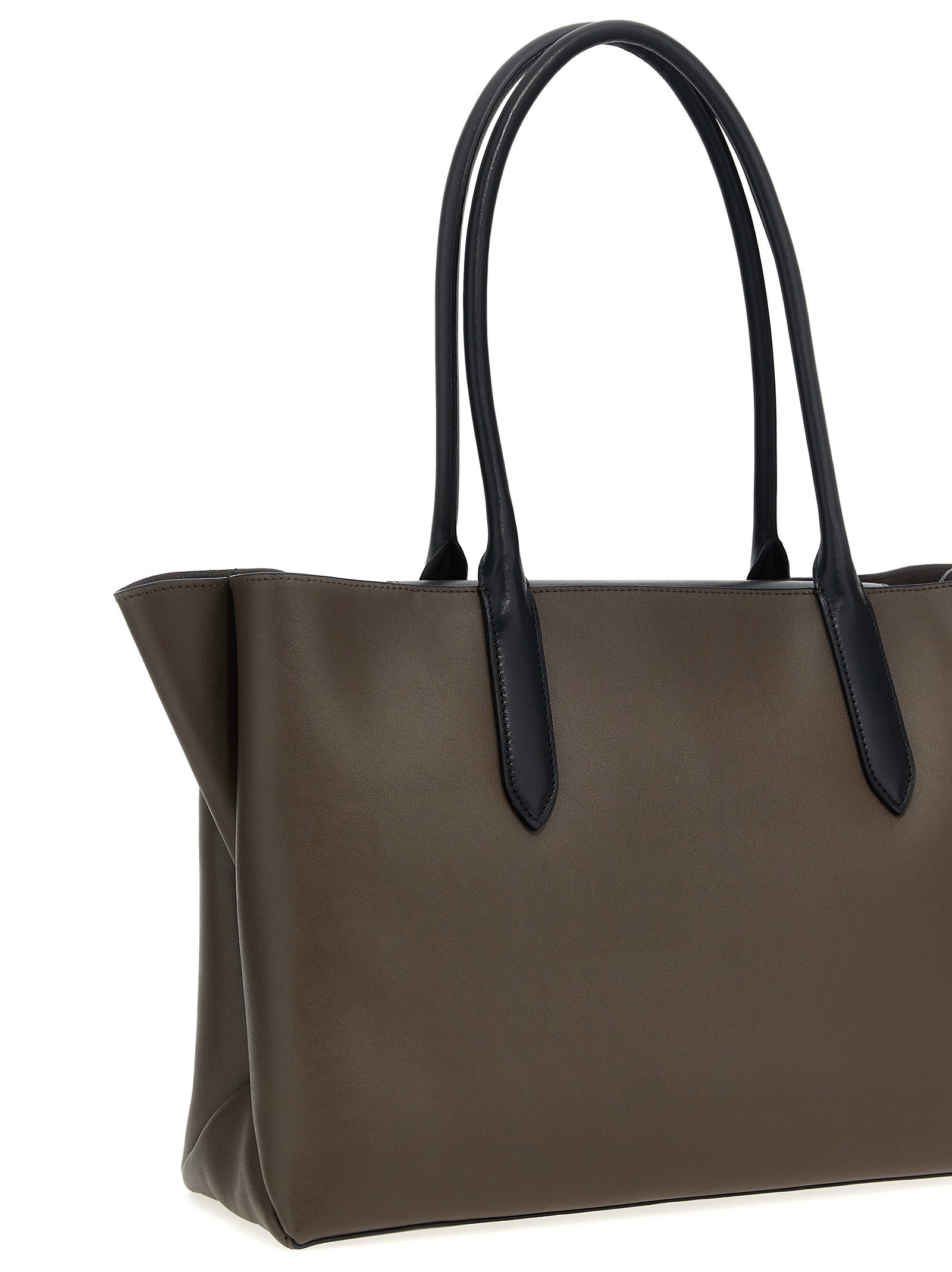 Furla Meridiana L Shoulder Bag In S Mogany Black Brown