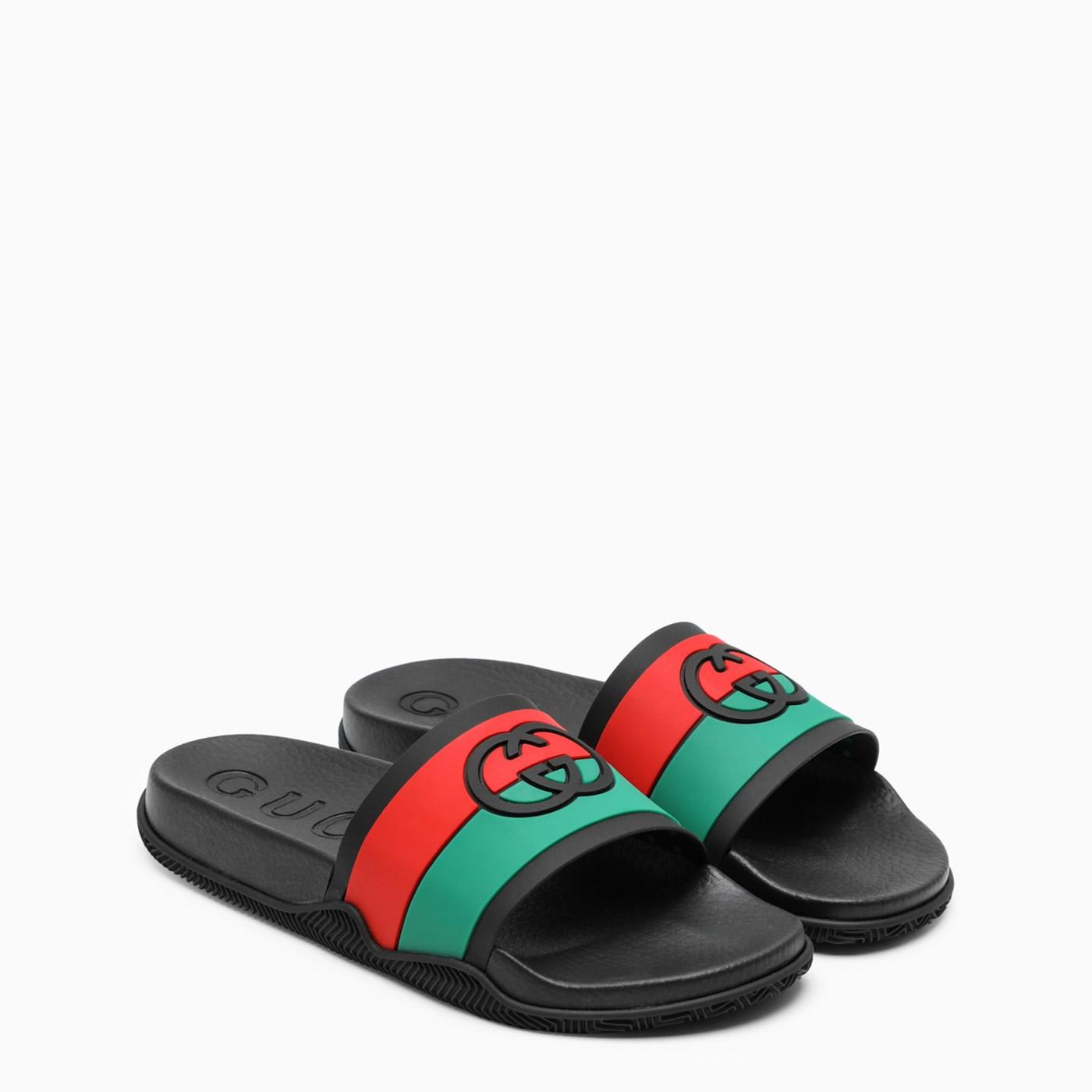 Multicolour Slider Sandals