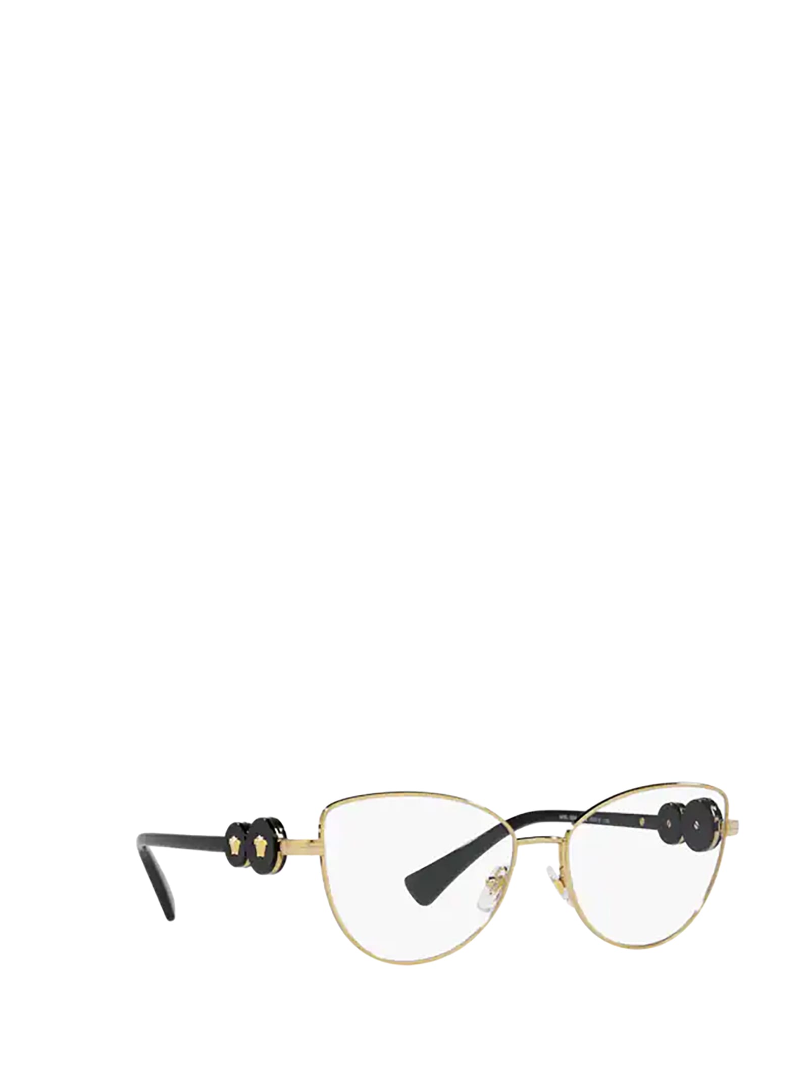Shop Versace Ve1284 Gold Glasses