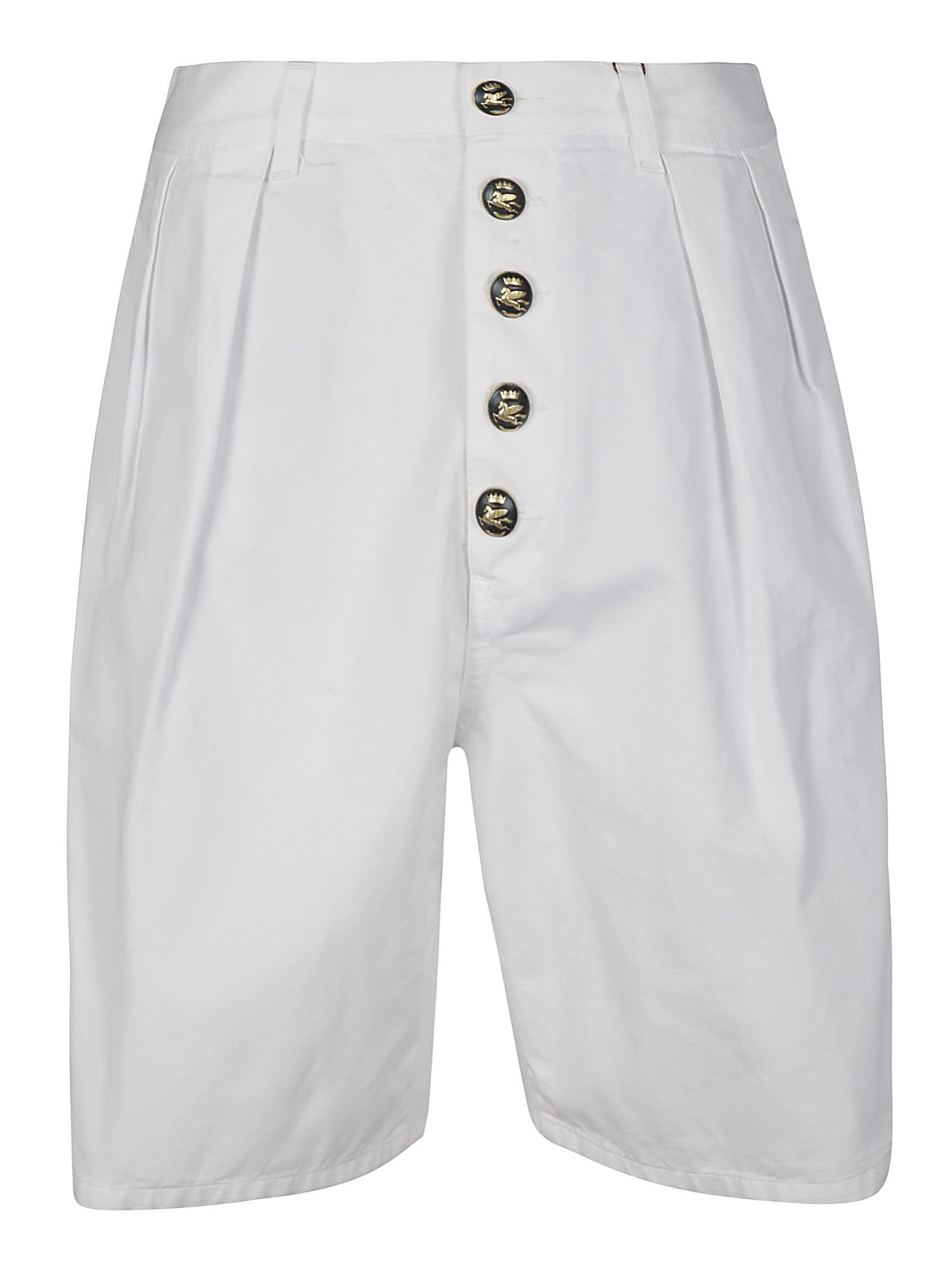Etro Multi-buttoned Front Shorts