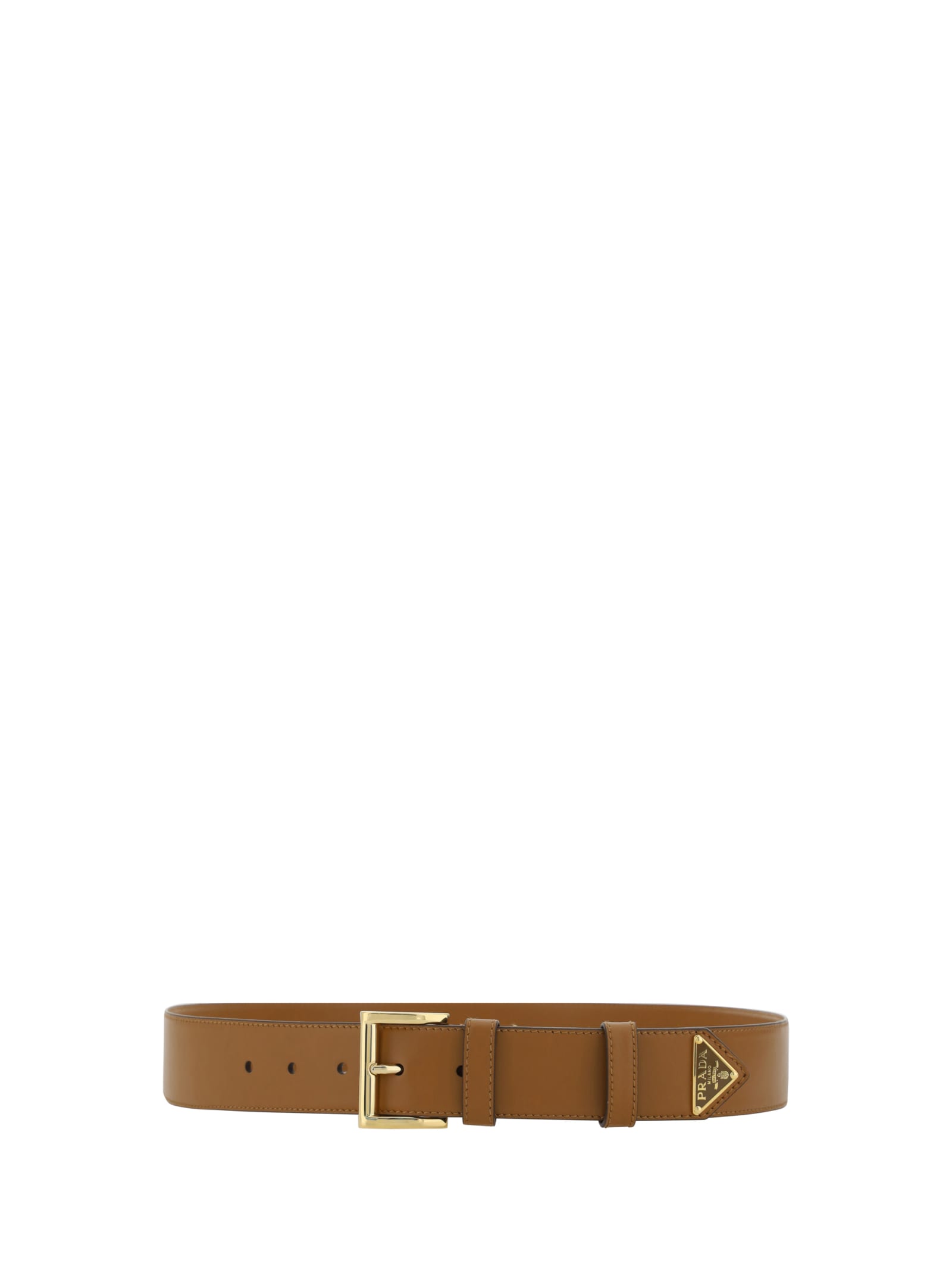 Shop Prada Belt In Brown