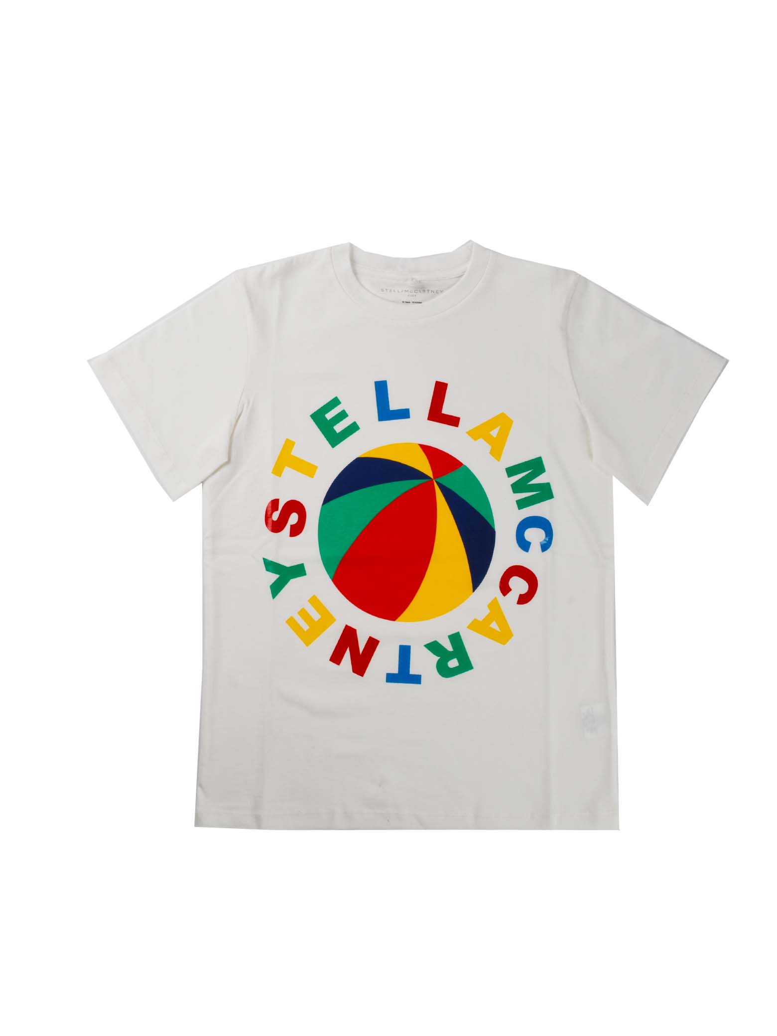 Stella McCartney Kids White Short Sleeve T-shirt With Print