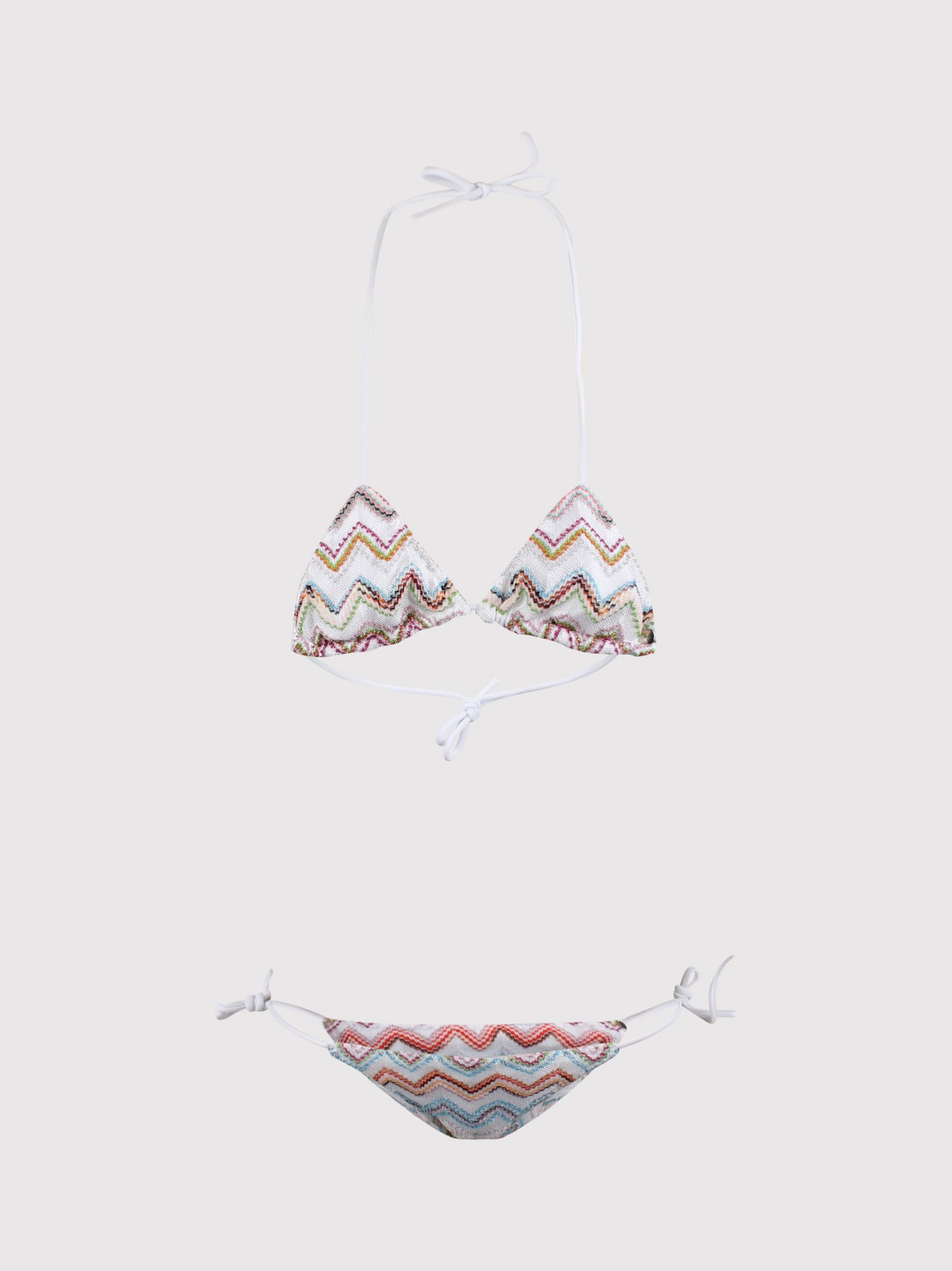 Triangle Bikini With Lurex Details