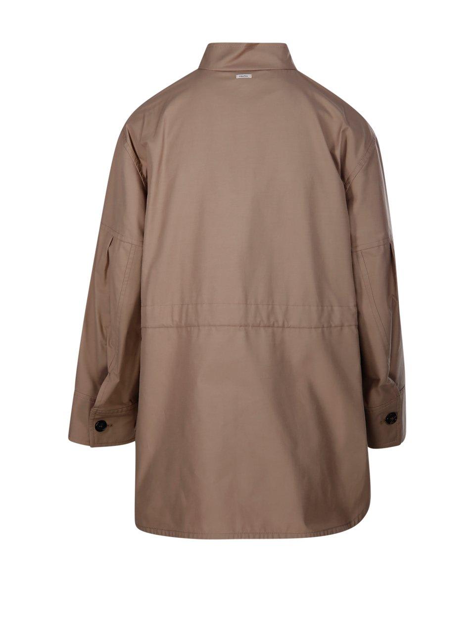 Shop 's Max Mara Buttoned Long-sleeved Jacket In Camel