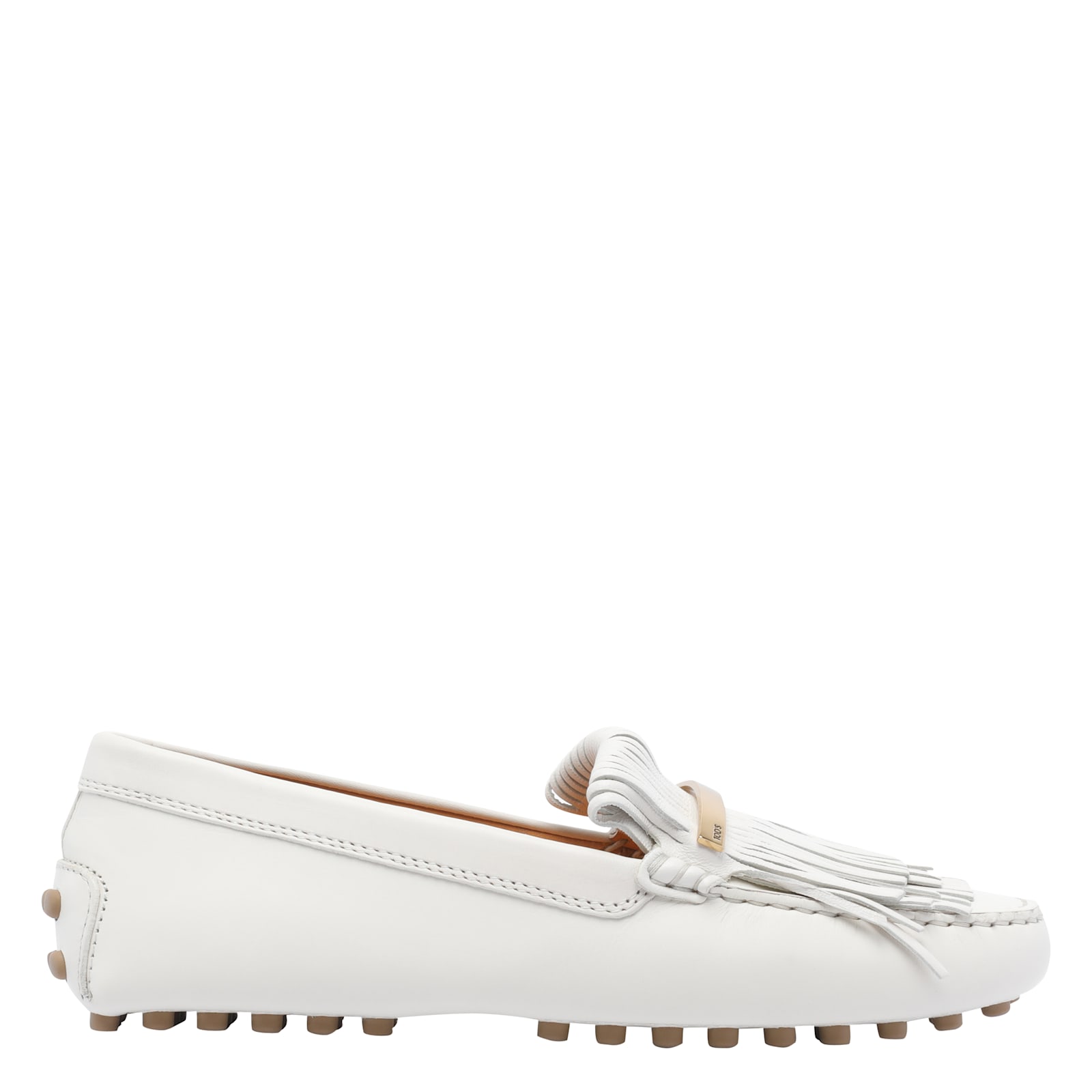 Tod's Gommino Loafers In White