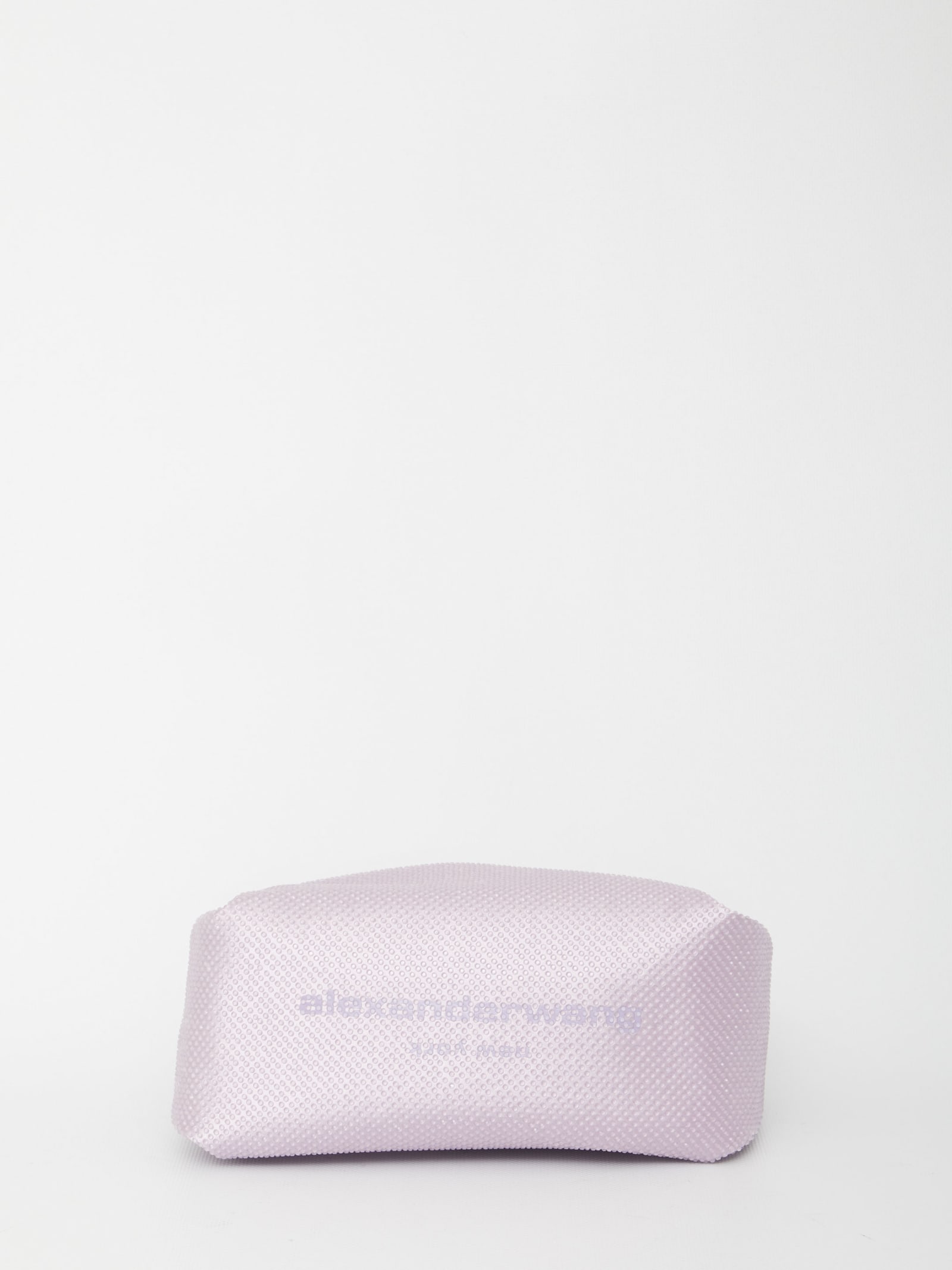 Shop Alexander Wang Scrunchie Mini Bag In Purple