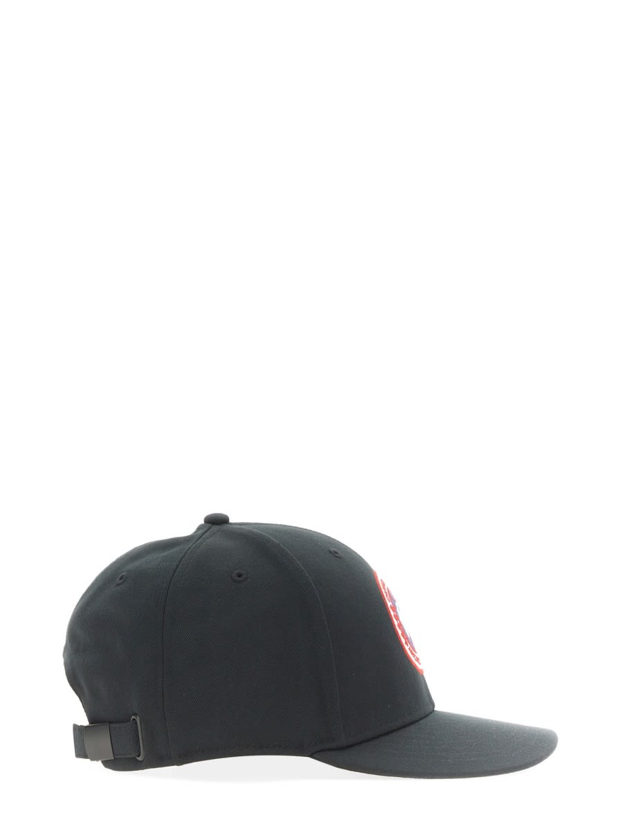 Shop Canada Goose Baseball Hat With Logo Patch In Black