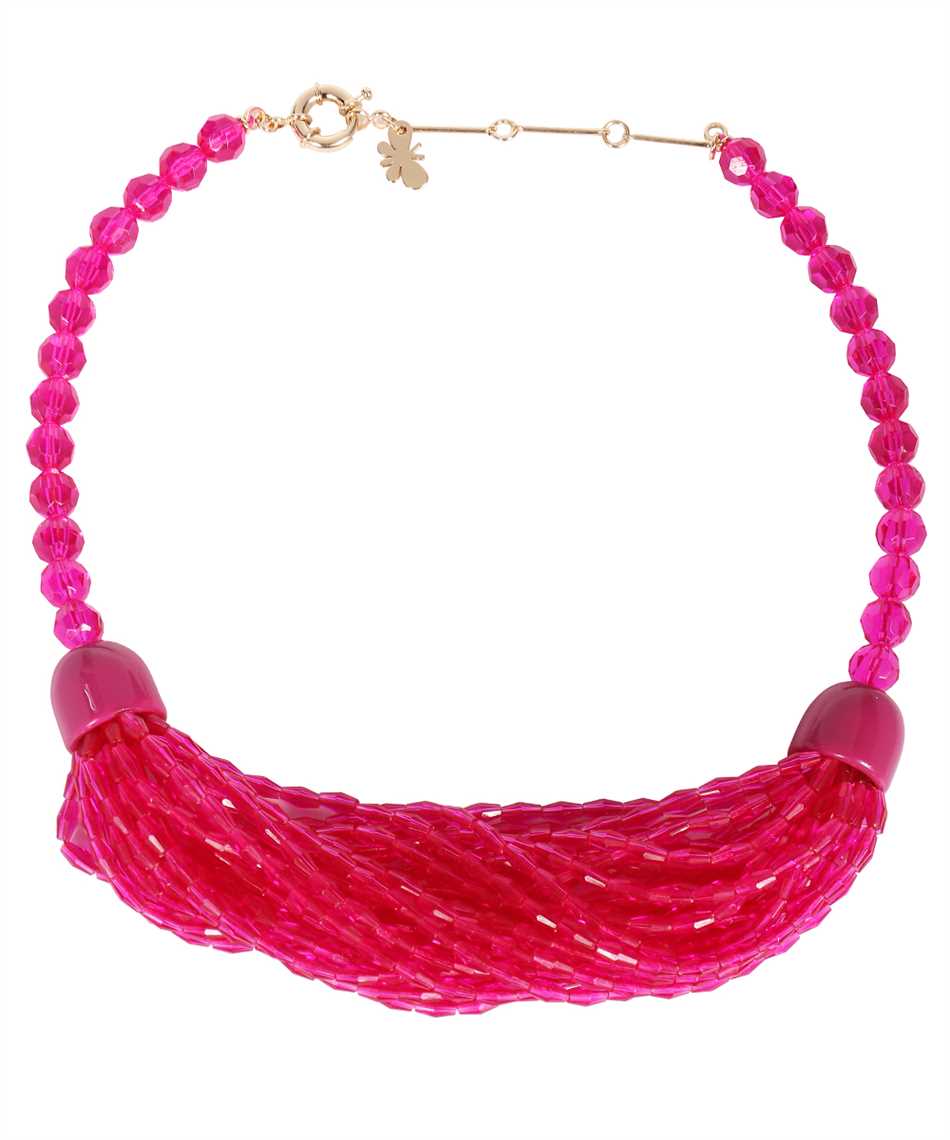 Weekend Max Mara Beaded Necklace In Red