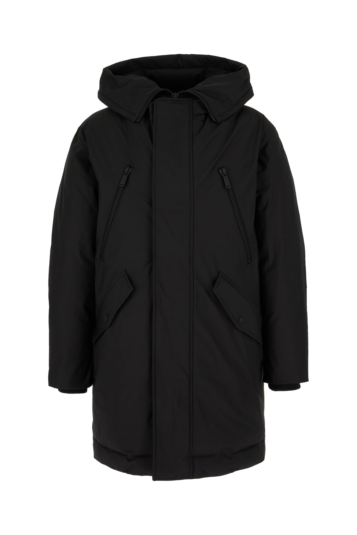 Dsquared2 Black Polyester Padded Jacket