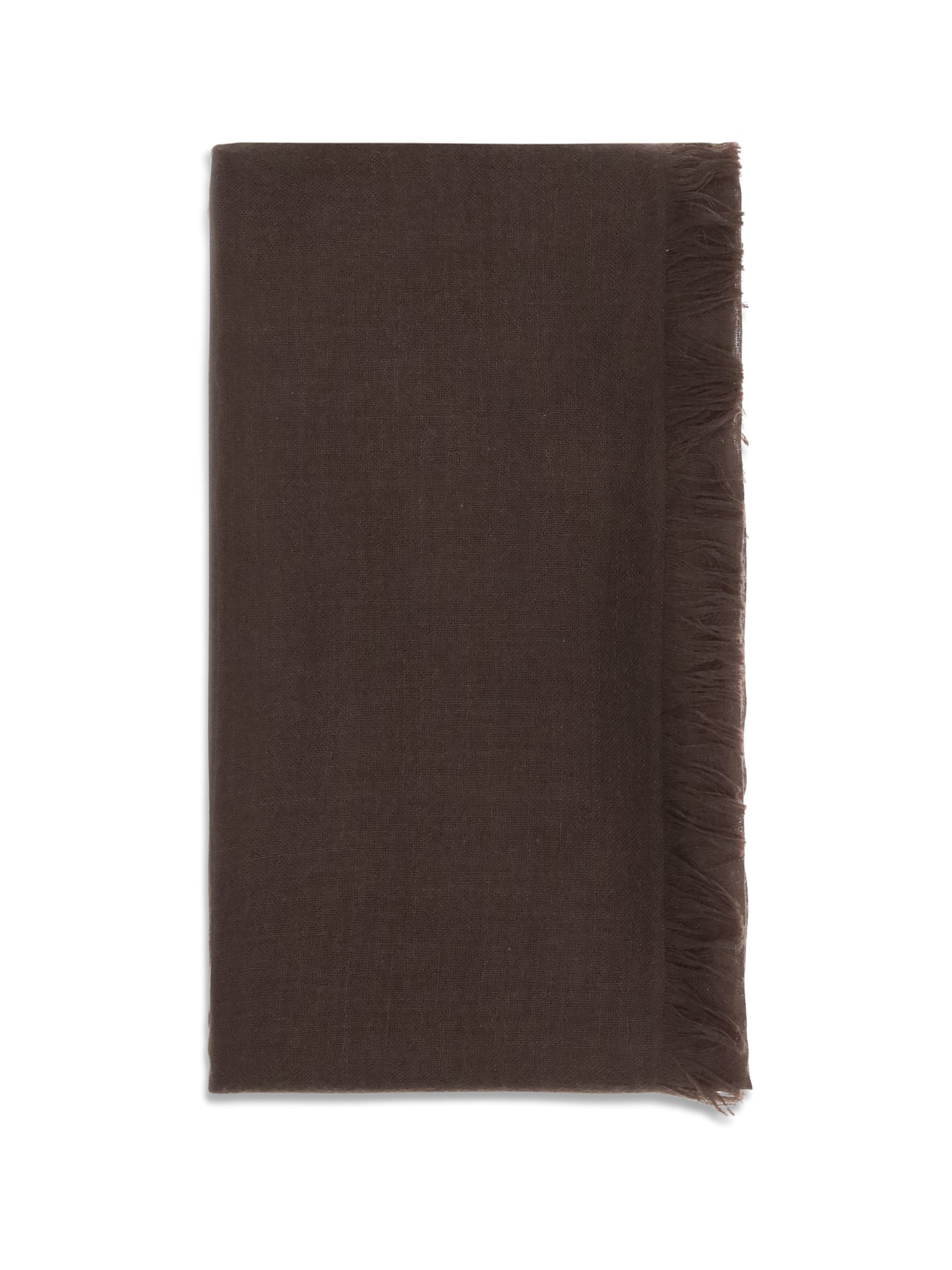 Brunello Cucinelli Women Cashmere And Silk Scarf In Brown