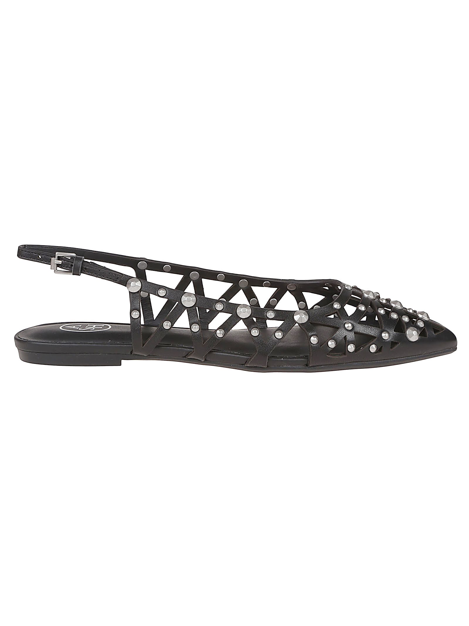Ash Bazaar Slingback Stud Embellsished Sandals