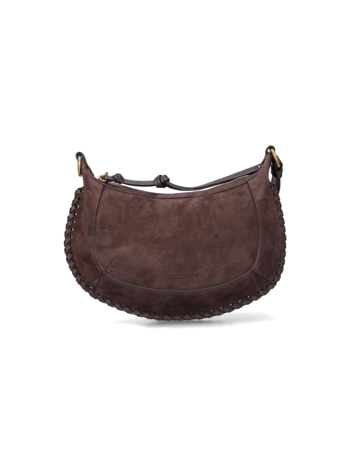 Isabel Marant Oskan Moon Small Shoulder Bag In Brown