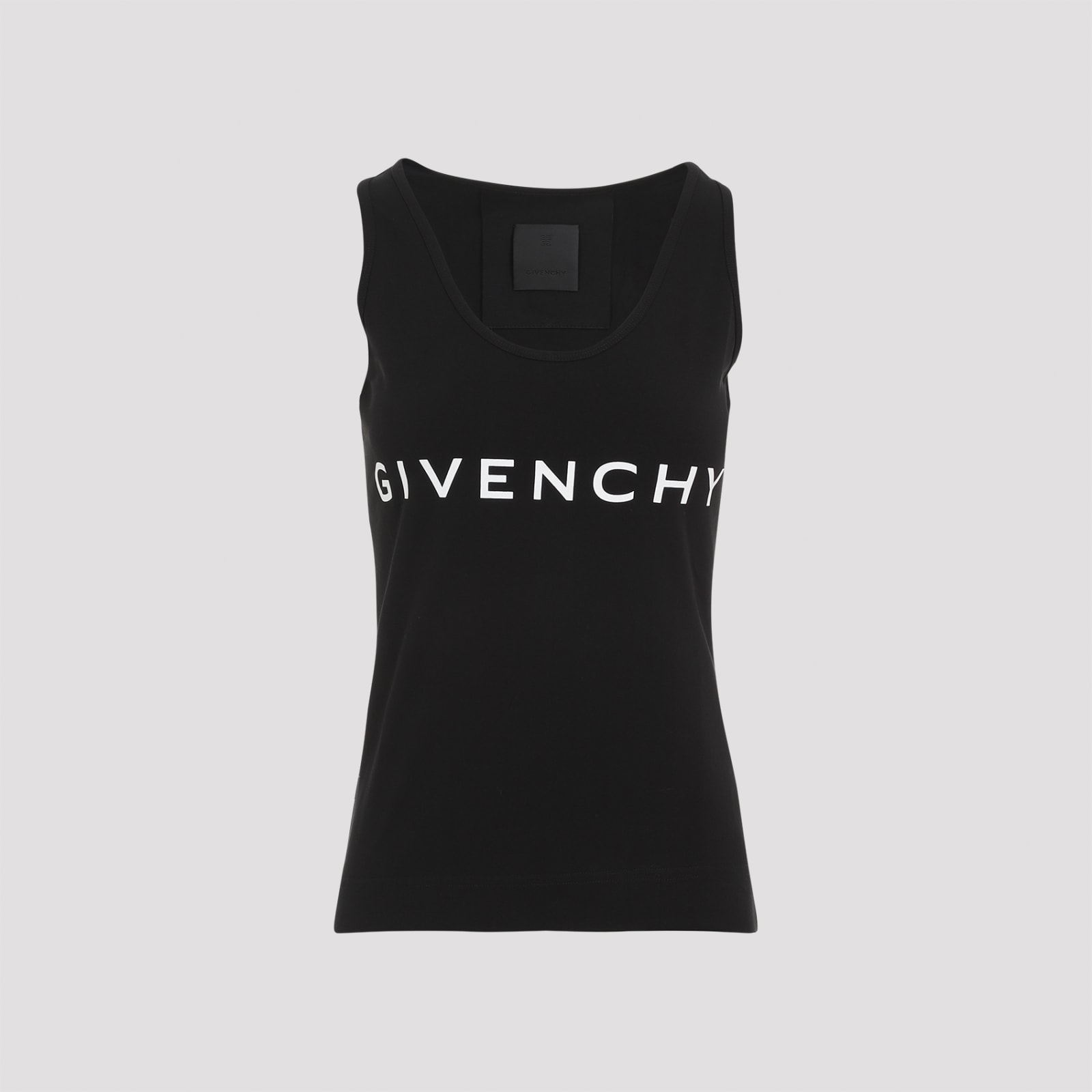 Shop Givenchy Tank Top In Black