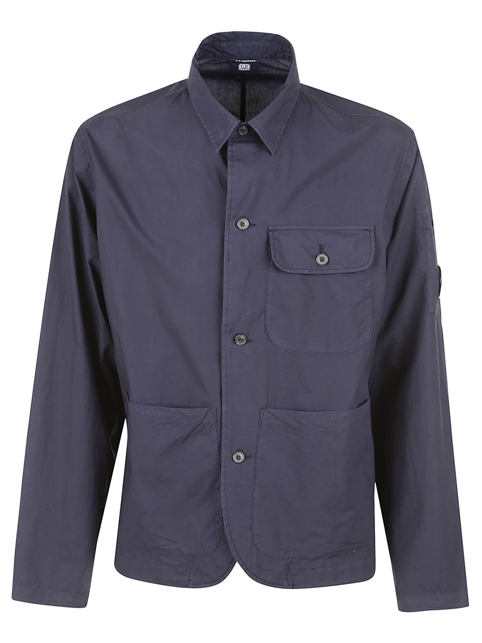 C.p. Company Multi-pocket Shirt In Blue