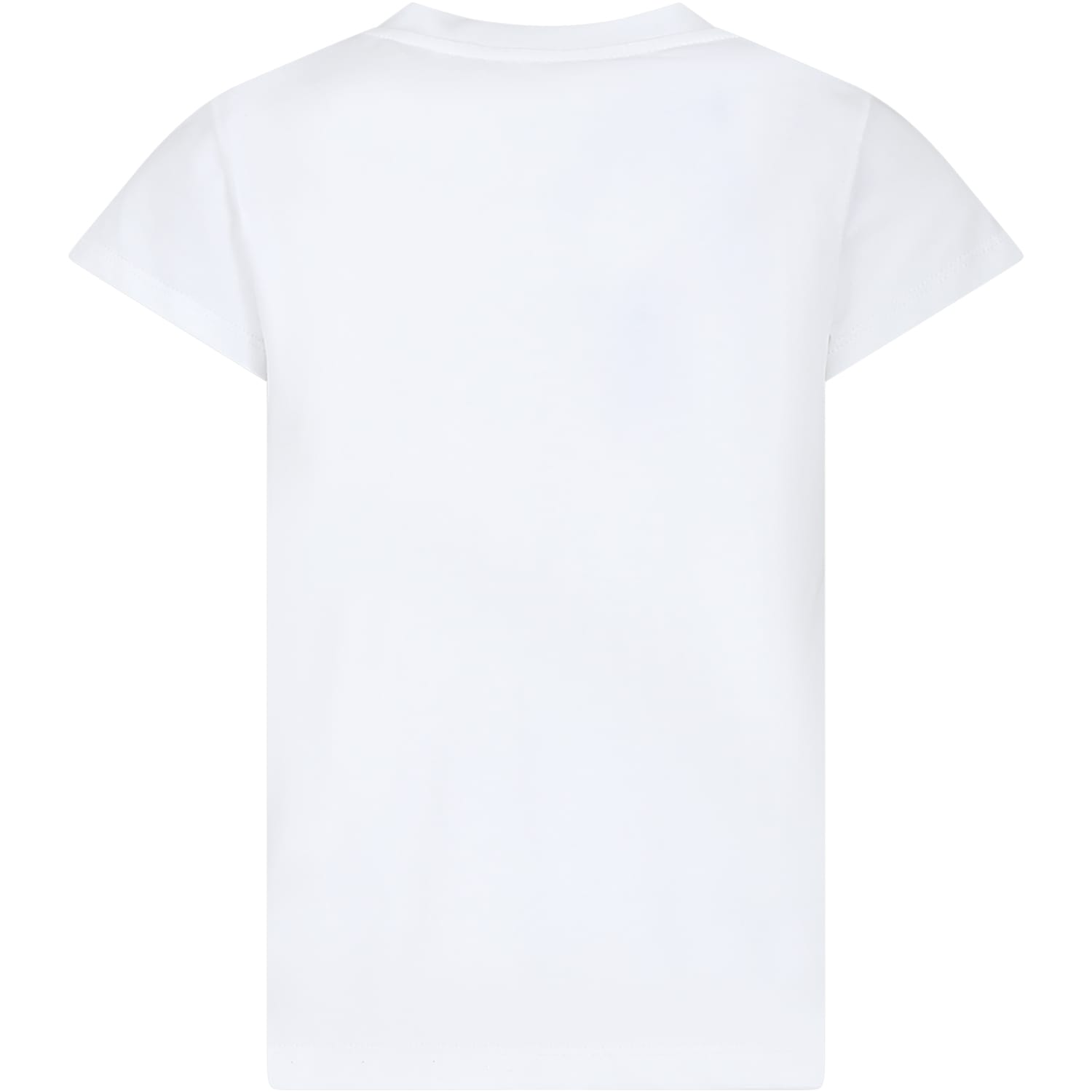 Shop Simonetta White T-shirt For Girl