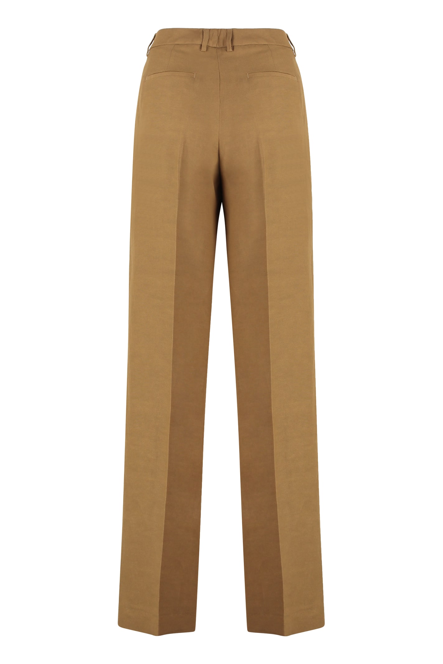 Shop Pt01 Straight-leg Trousers In Brown