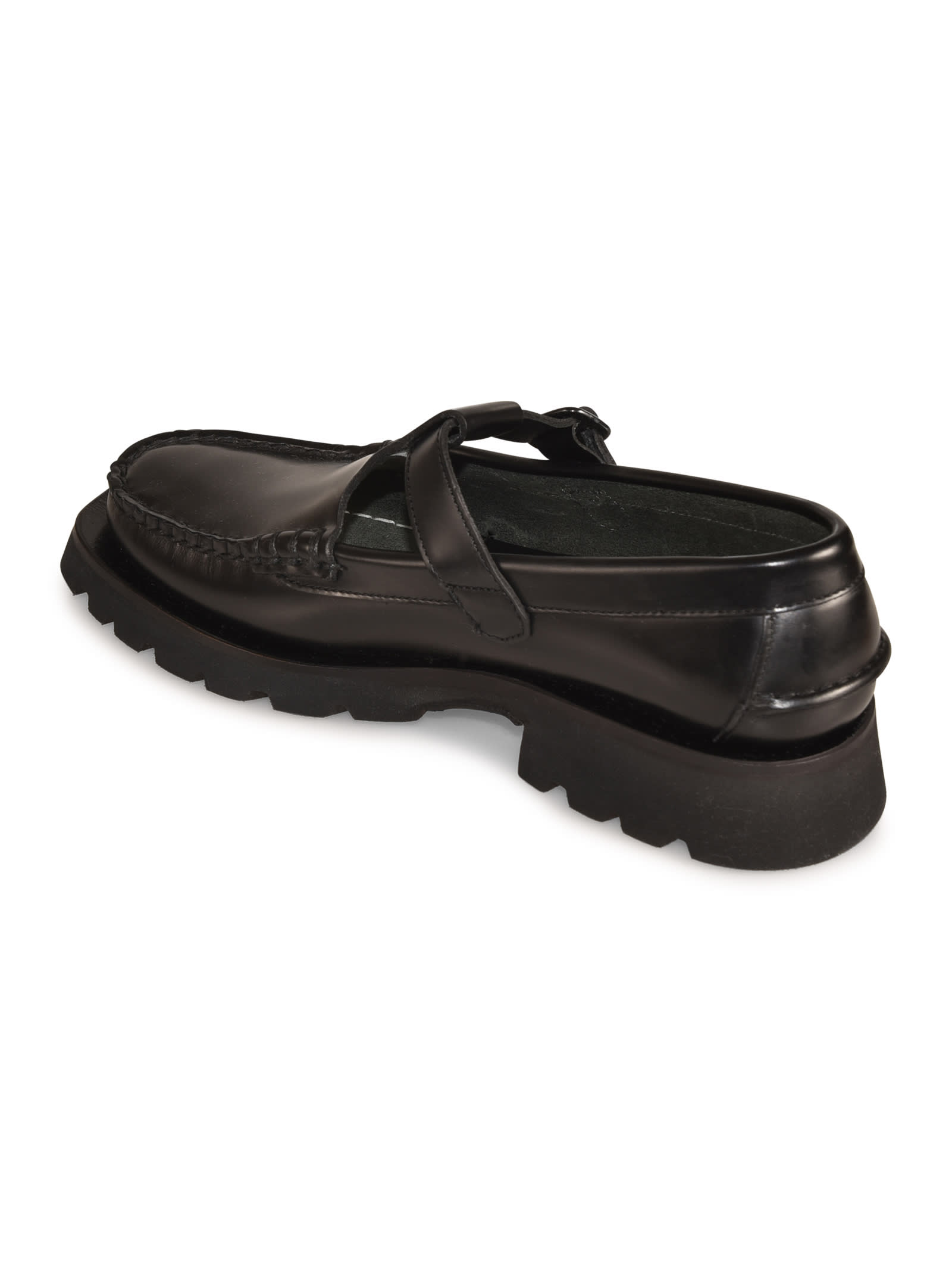 Shop Hereu Alber Sports Loafers In Black