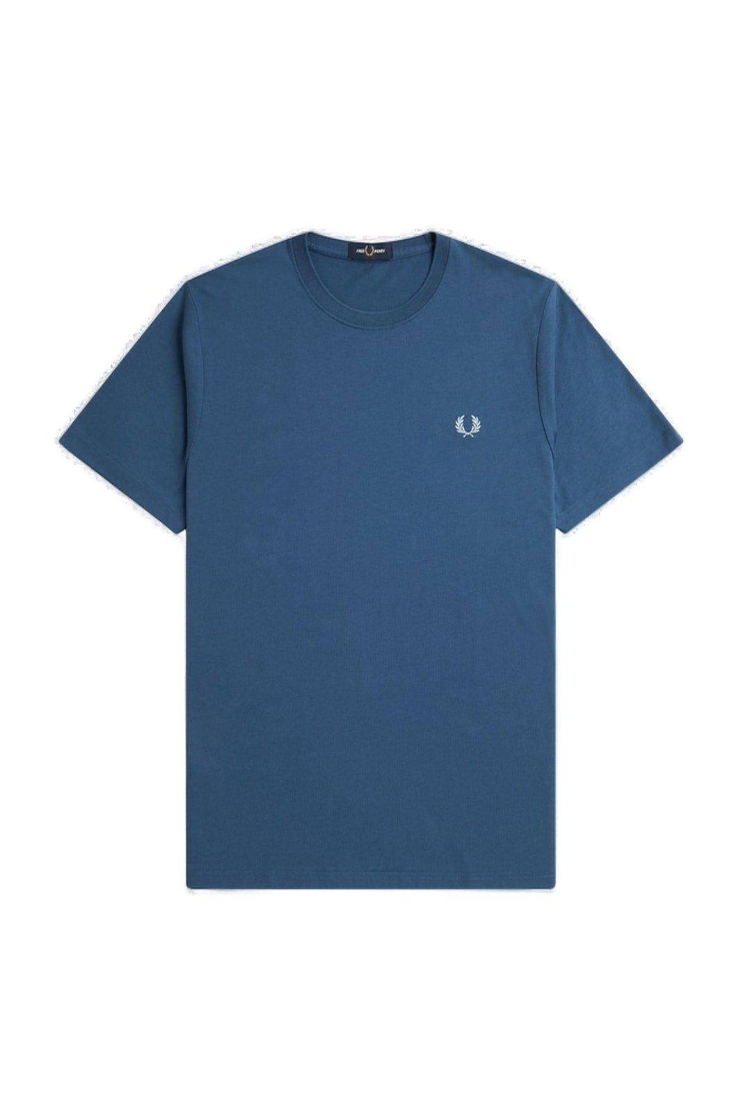 Logo-embroidered Crewneck T-shirt