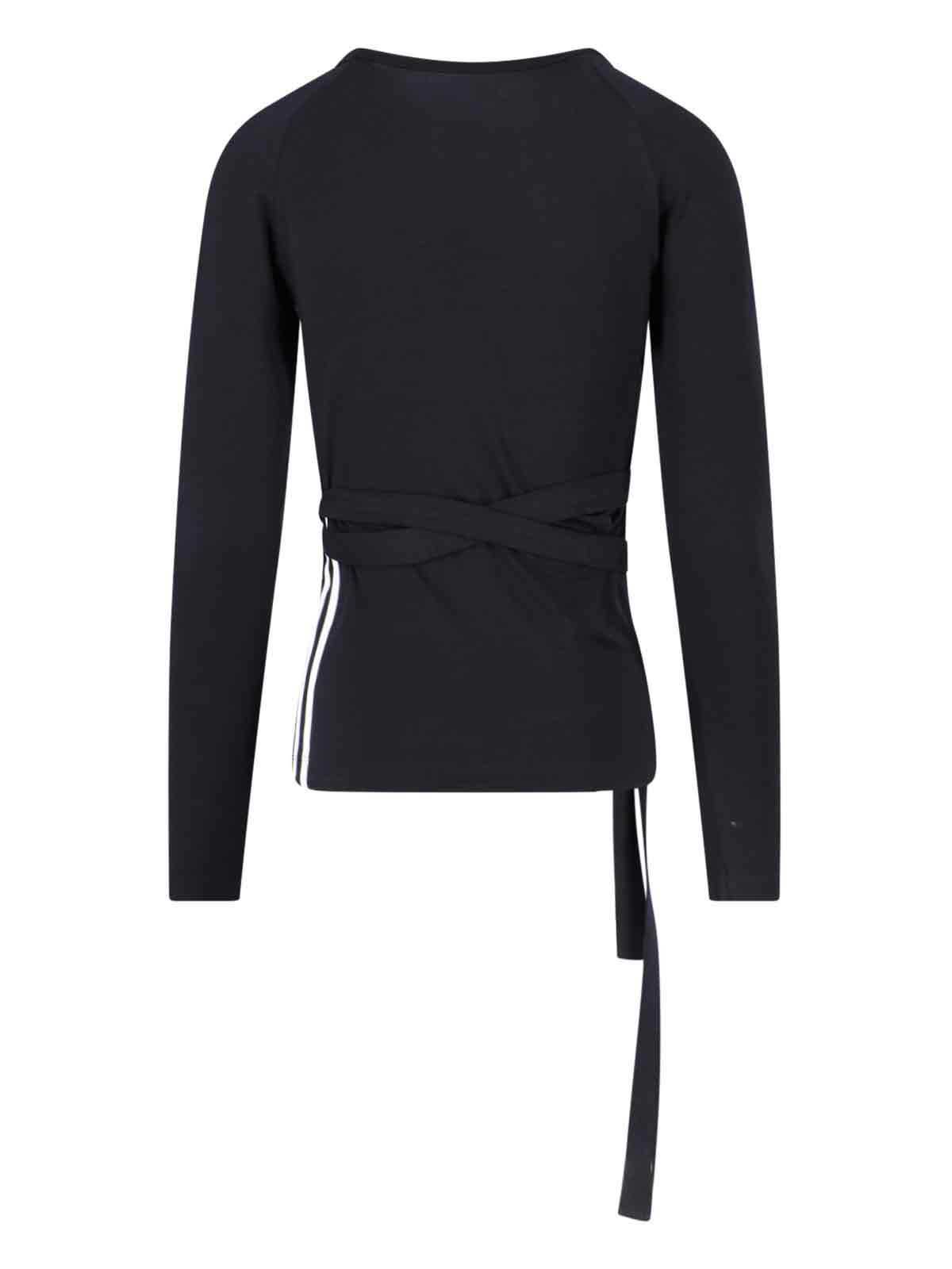 Y-3 Sleeve Wrap Striped Detail In Black