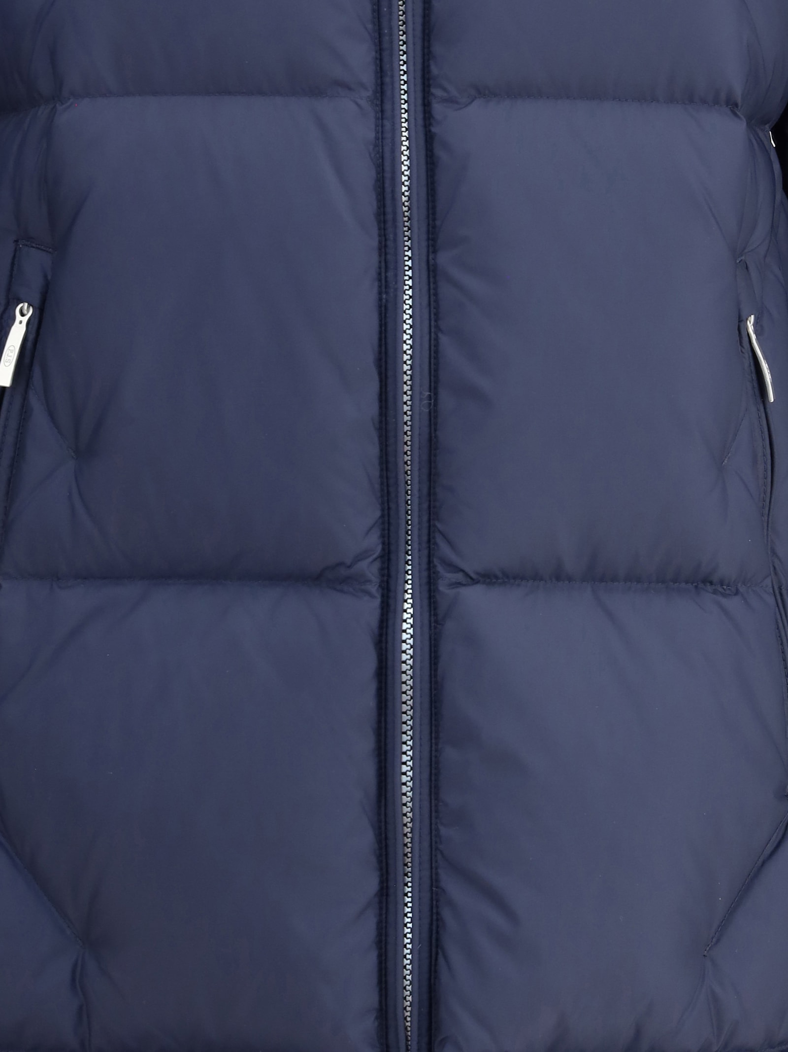 Parajumpers Janet Hooded Down Jacket In Blue