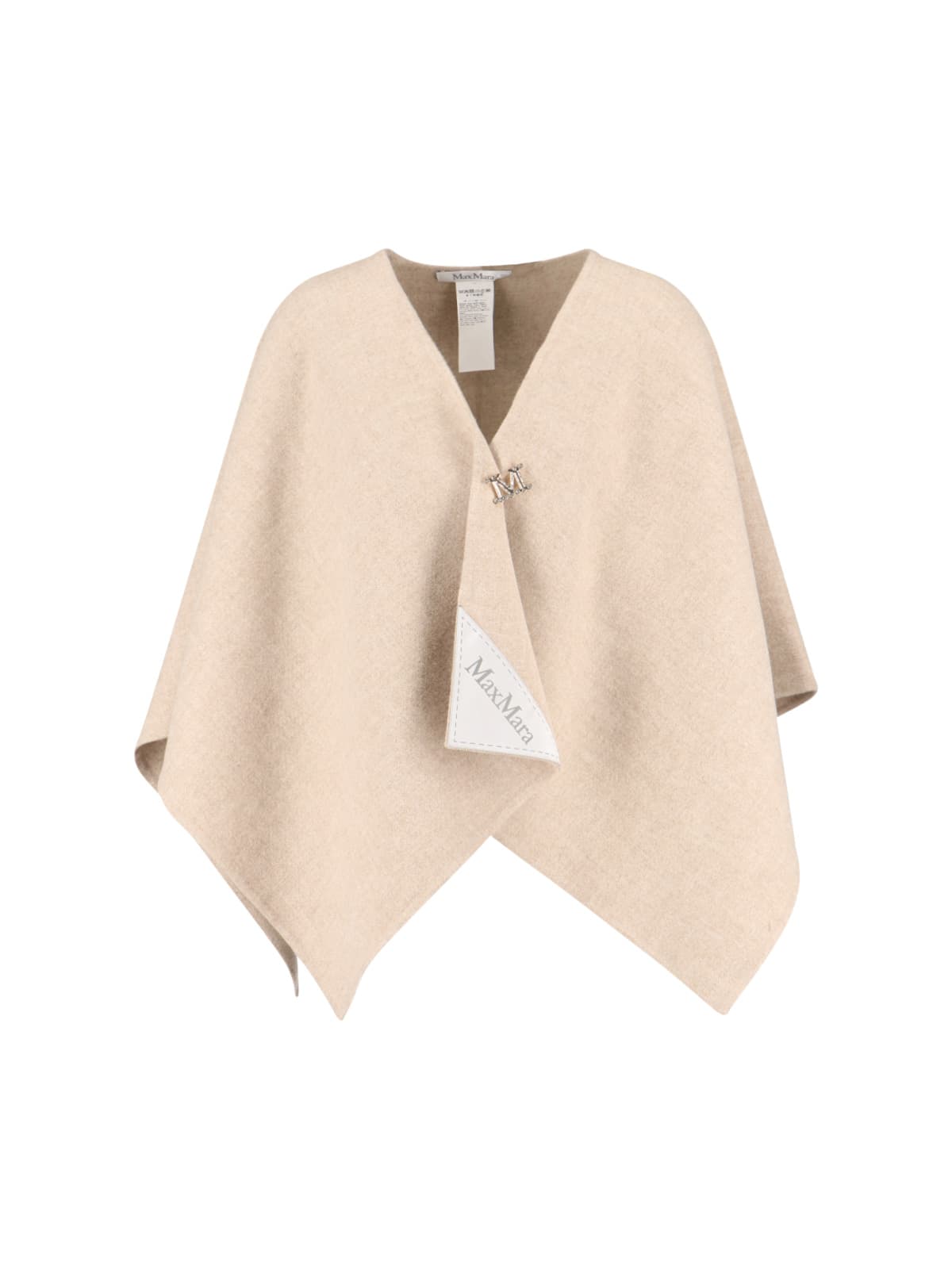 Max Mara Cape Serra In Neutral